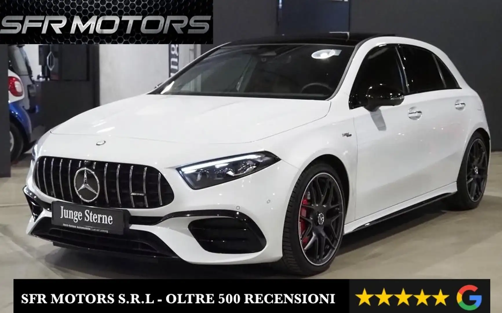 Mercedes-Benz A 45 AMG S Line Premium Plus 4matic+ auto TETTO/360*/LUCI Bianco - 1