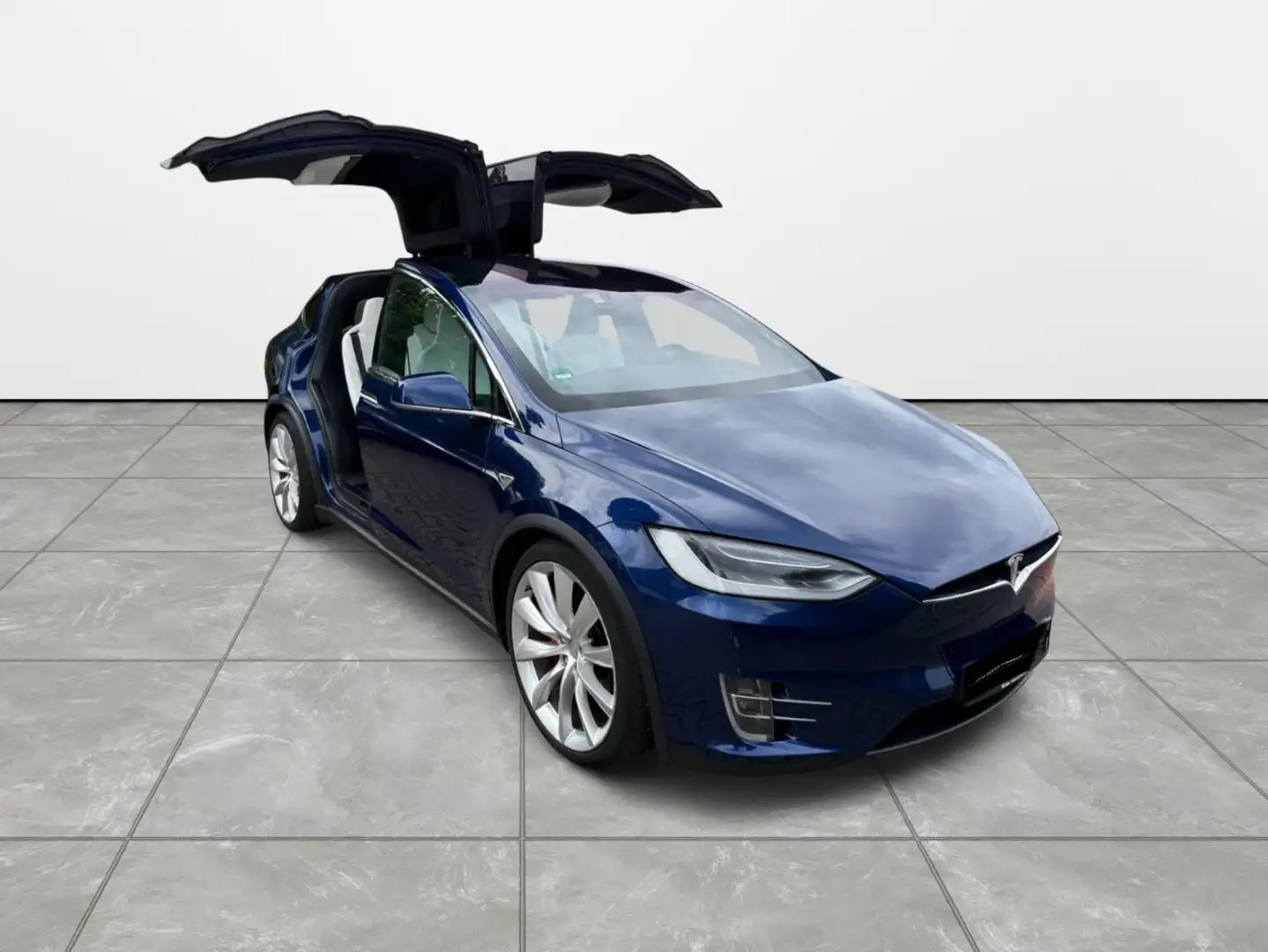 Tesla Model X P100D*Ludicrous*YOKE*MCU2*CCS*6 Sitze* Blau - 1