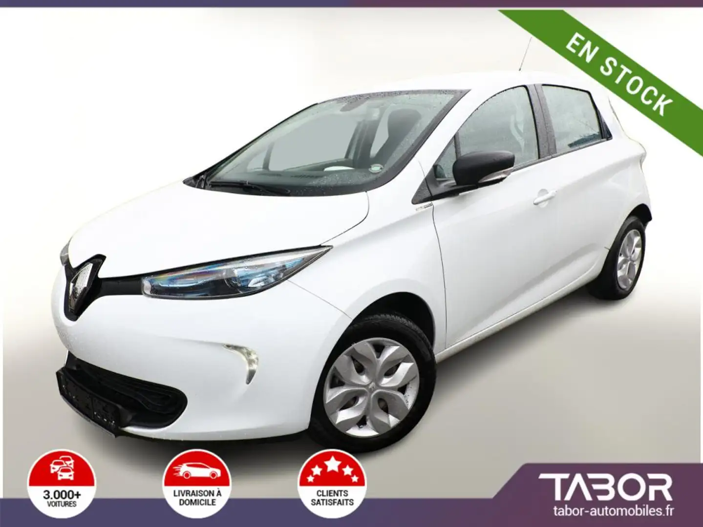Renault ZOE Q90 Life GPS radars Blanc - 1