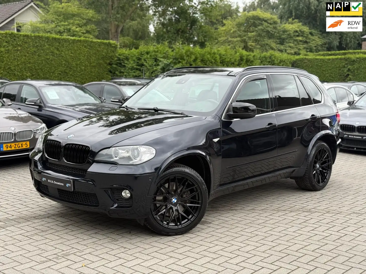BMW X5 XDrive35i High Executive M Sport|20 inch|Leder|Hea Negro - 1