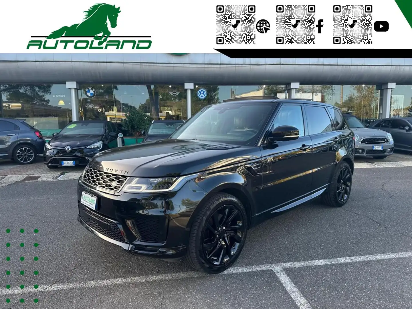 Land Rover Range Rover Sport 3.0 TDV6 HSE Dynamic Zwart - 1