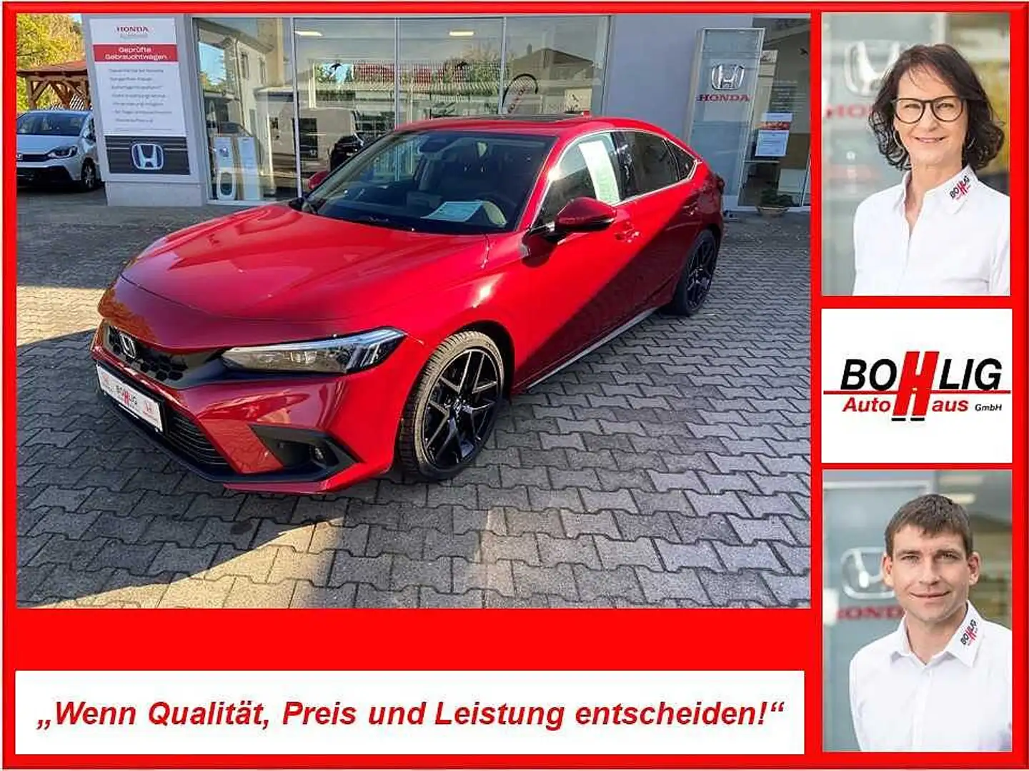 Honda Civic e:HEV 2.0 i-MMD Hybrid Advance Rood - 1