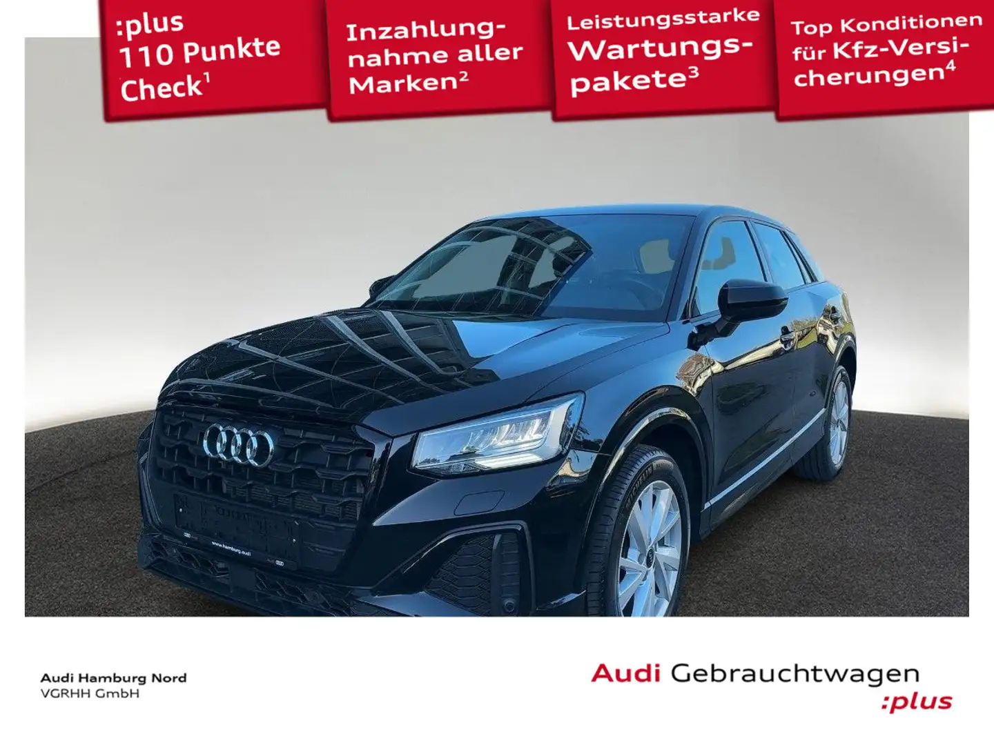 Audi Q2 35 TFSI S line S tronic Navi Rückfkamera Sitz Schwarz - 1