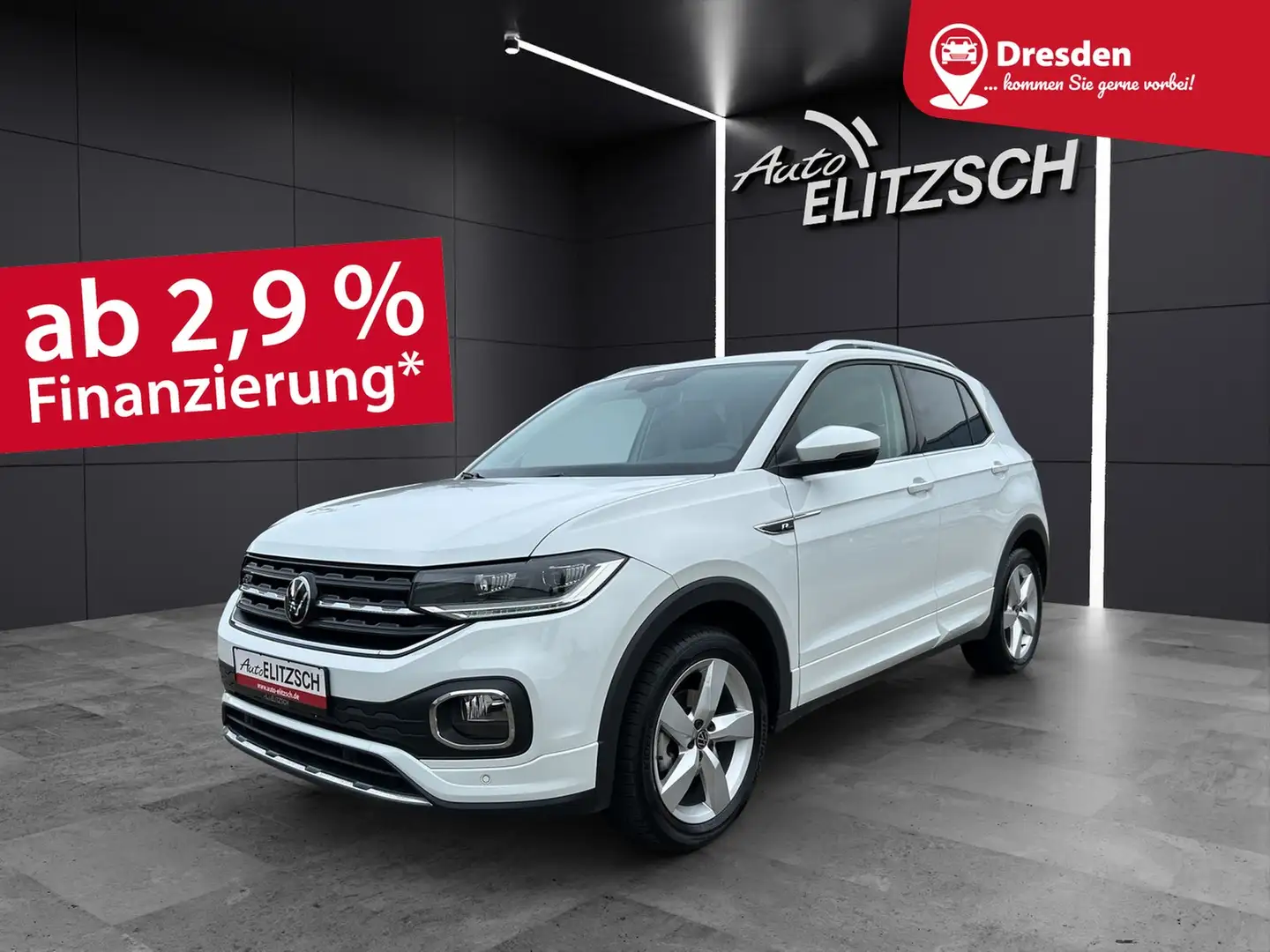 Volkswagen T-Cross TSI Style R-Line LED Navi RFK SH 17" Weiß - 1