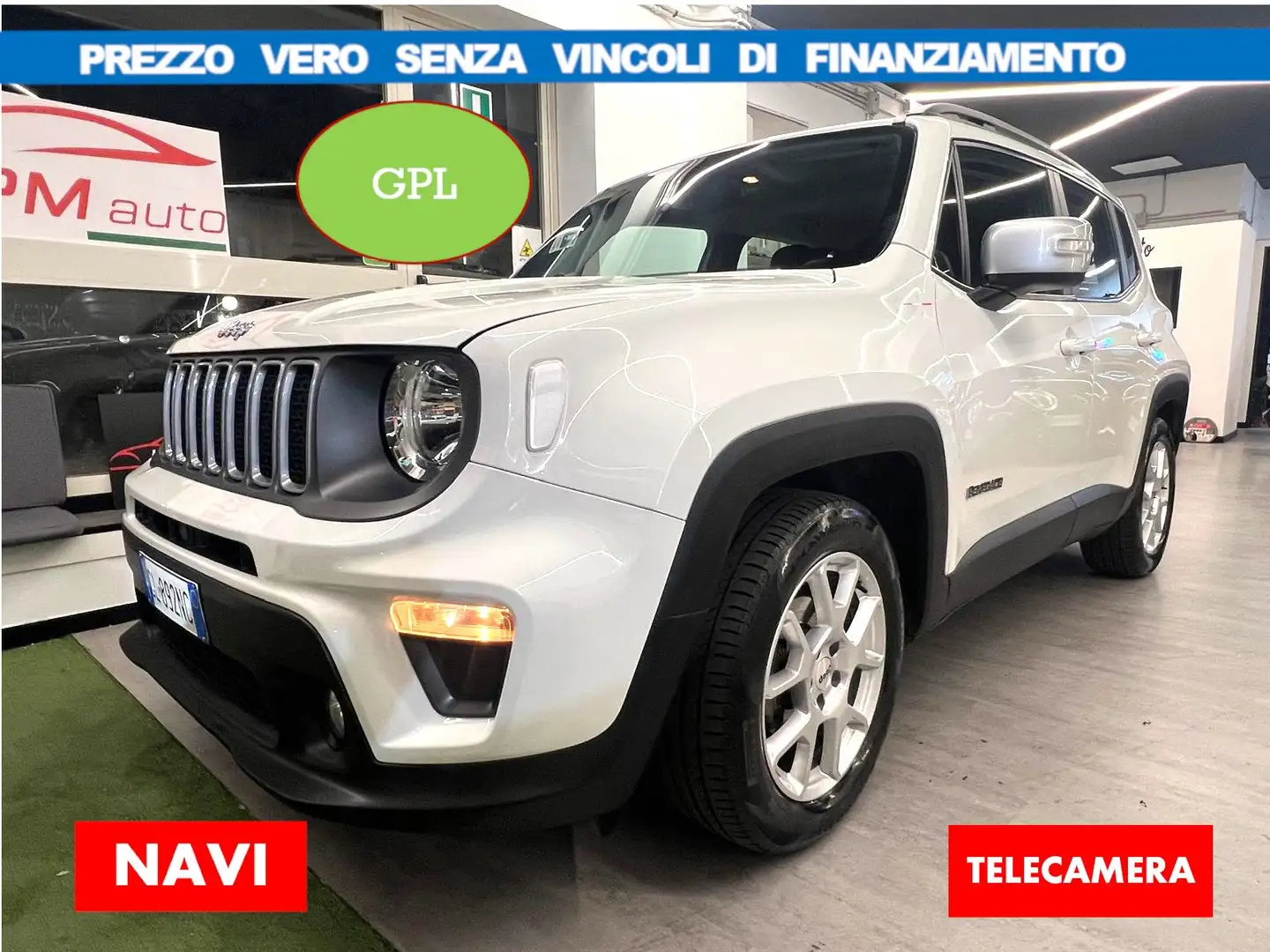 Jeep Renegade 1.0 120CV GPL*NO VINCOLI FINANZ* Limited CARPLAY Bianco - 1