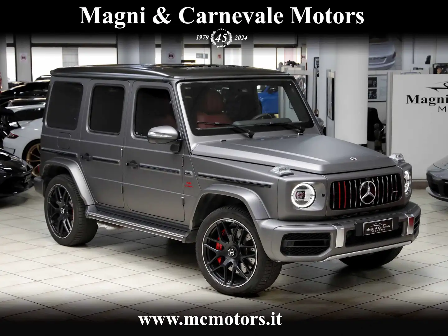 Mercedes-Benz G 63 AMG |CERCHIO 22''|BURMESTER|TETTO|PELLE|AMG RIDE|FULL Grigio - 1