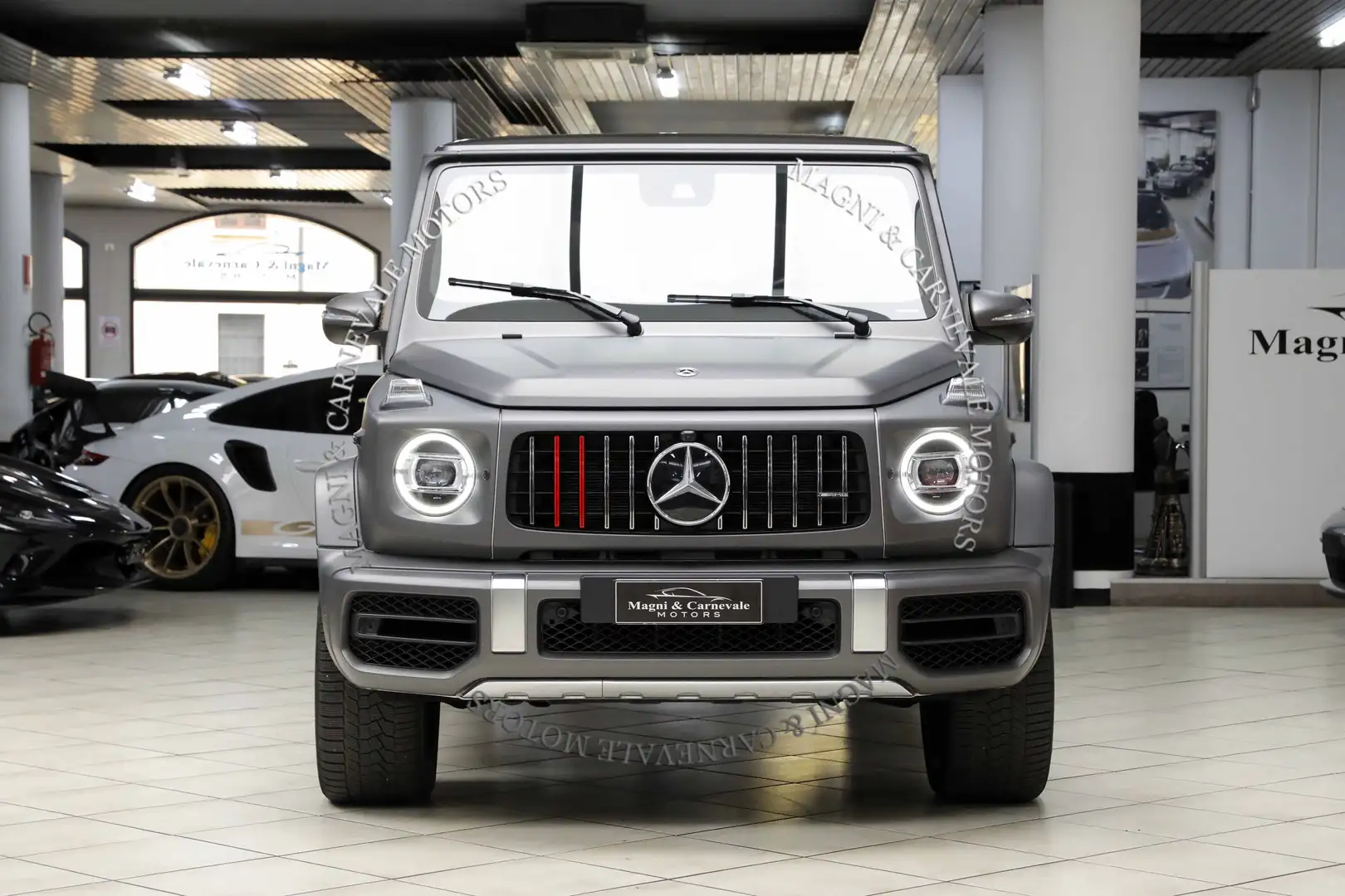 Mercedes-Benz G 63 AMG |CERCHIO 22''|BURMESTER|TETTO|PELLE|AMG RIDE|FULL Grigio - 2