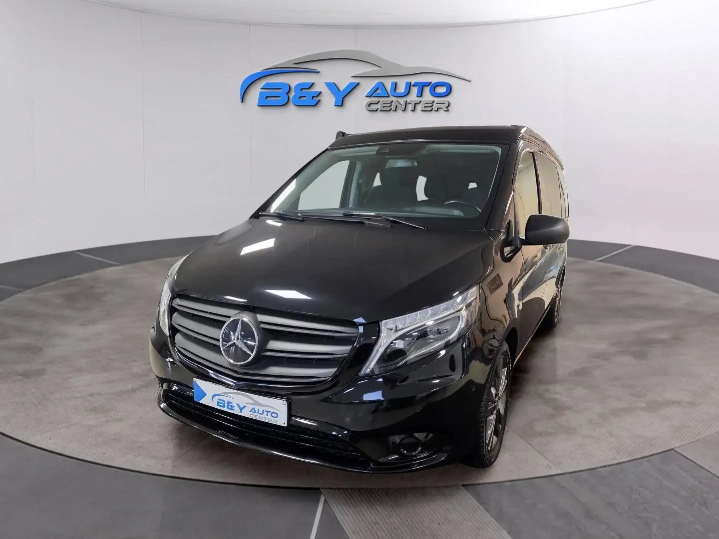 Mercedes-Benz Marco Polo 220d HORIZON Automaat 7-zitplaatsen BTW AFTREKBAAR Zwart - 2