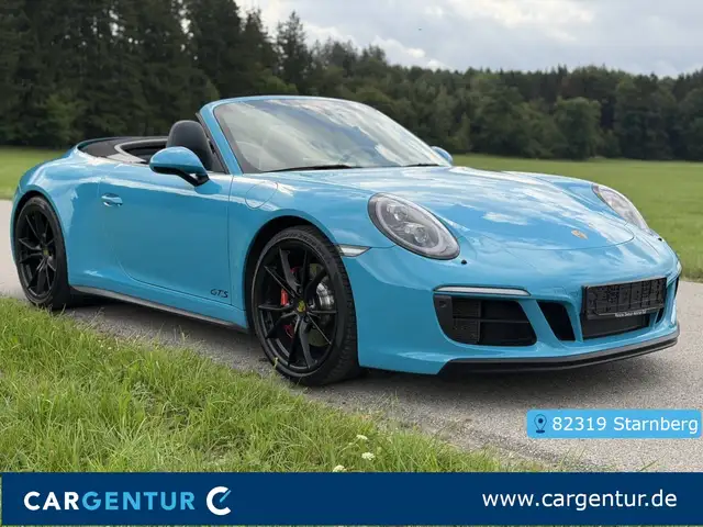 Porsche 991 911 Carrera 4 GTS Cabriolet Miamiblau 1.Hand