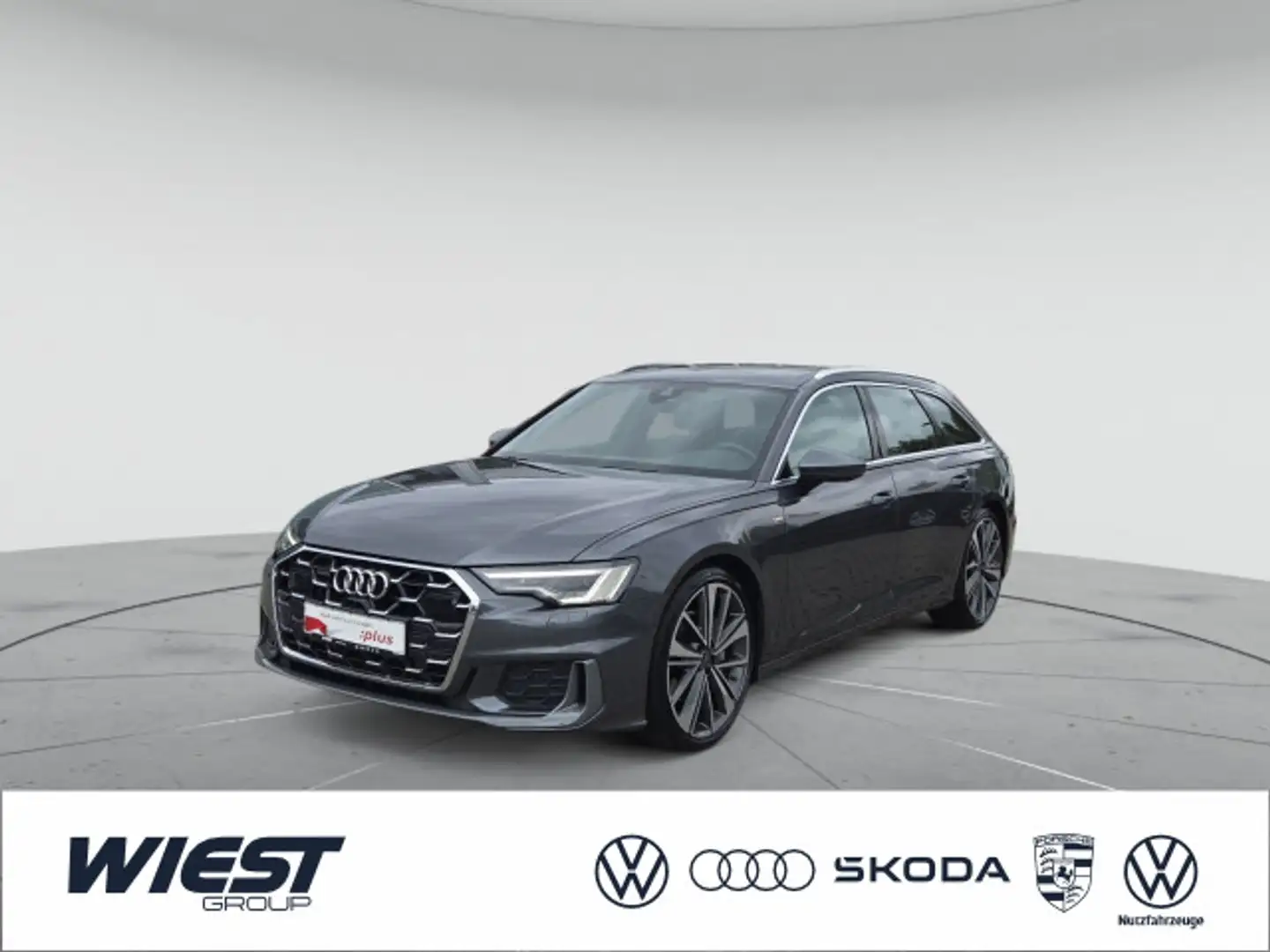 Audi A6 S line 45 TDI qu. S tr. LEDER/MATRIX/36 Gris - 1