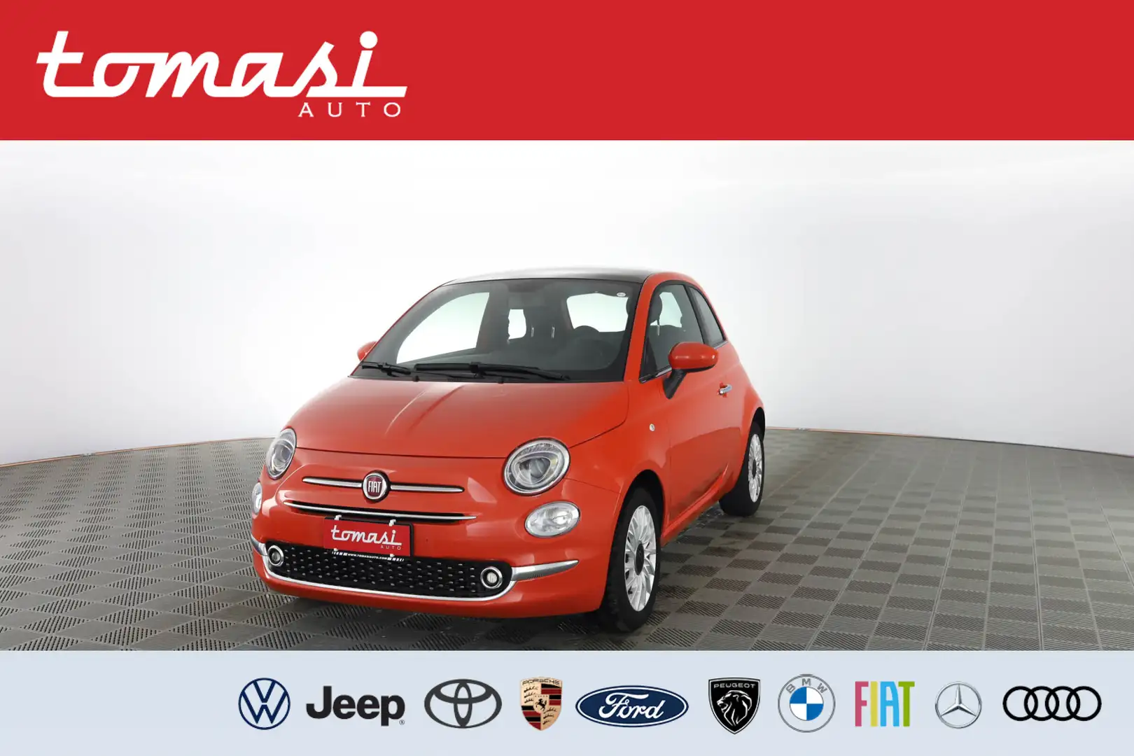 Fiat 500 1.0 Hybrid Dolcevita TETTO PANORAMICO Arancione - 1