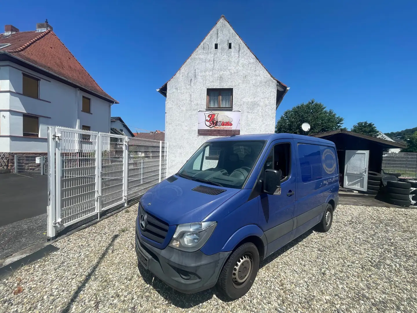 Mercedes-Benz Sprinter L1H1*Klima*El.FH*TÜV*AHK*Servo* Blau - 2