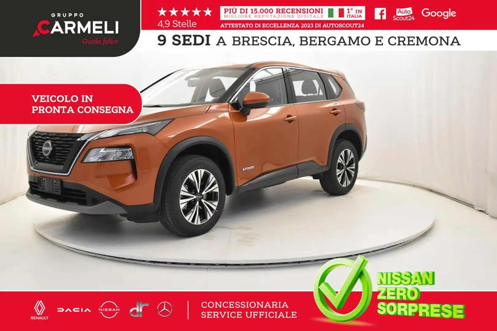 Nissan X-Trail 1.5 e-power Acenta 2wd Arancione - 1