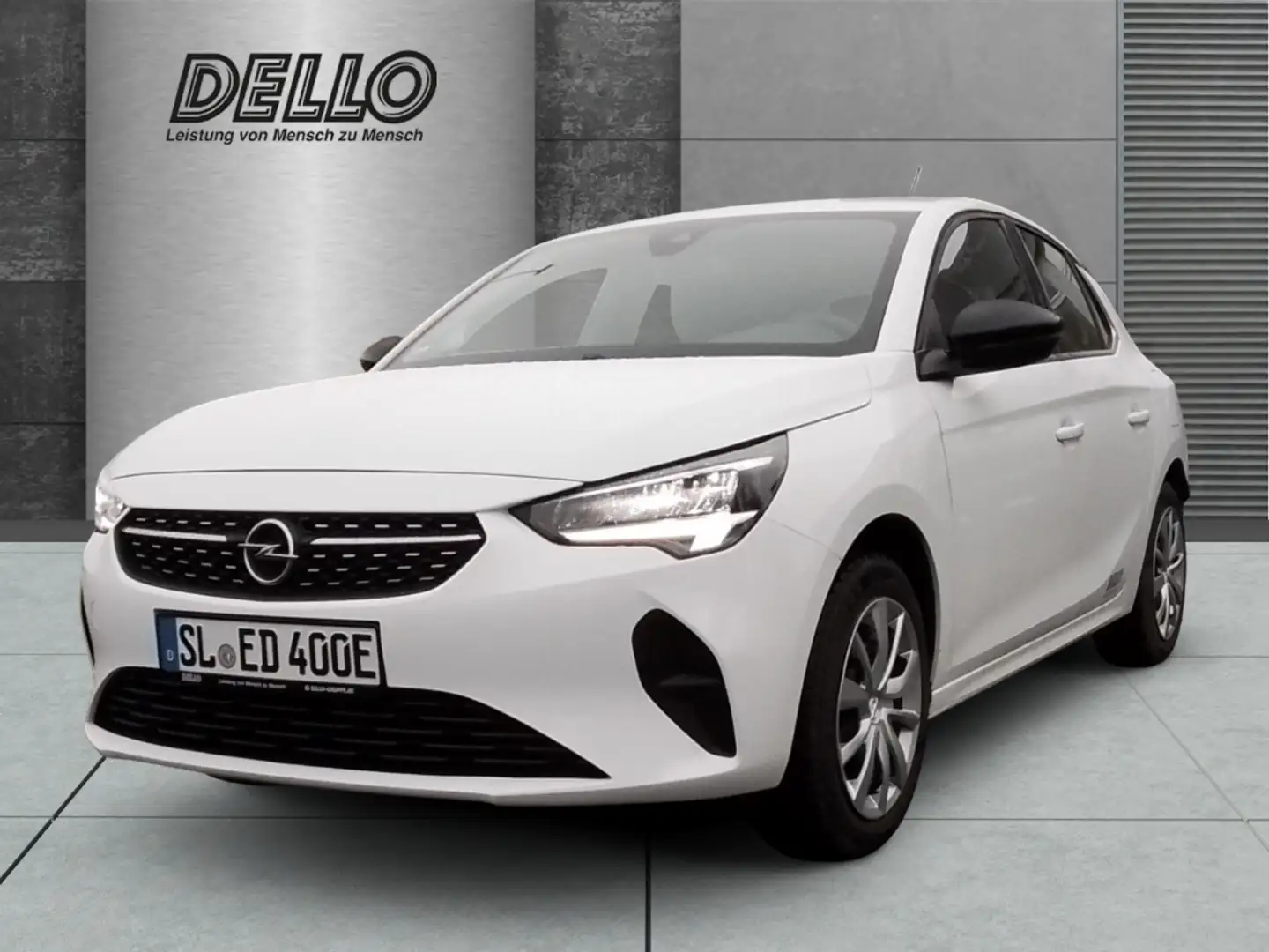 Opel Corsa-e Elegance LED Apple CarPlay Android Auto Klimaautom Blanc - 1