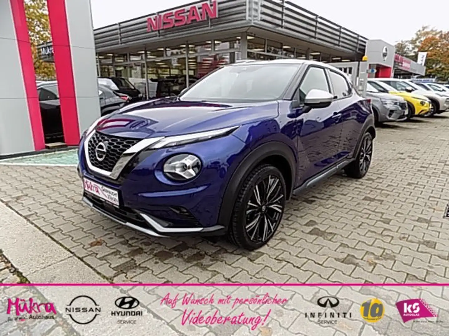 Nissan Juke N-Design 1.0 DIG-T 117PS AT Bose Navi WP Navi Blau - 1