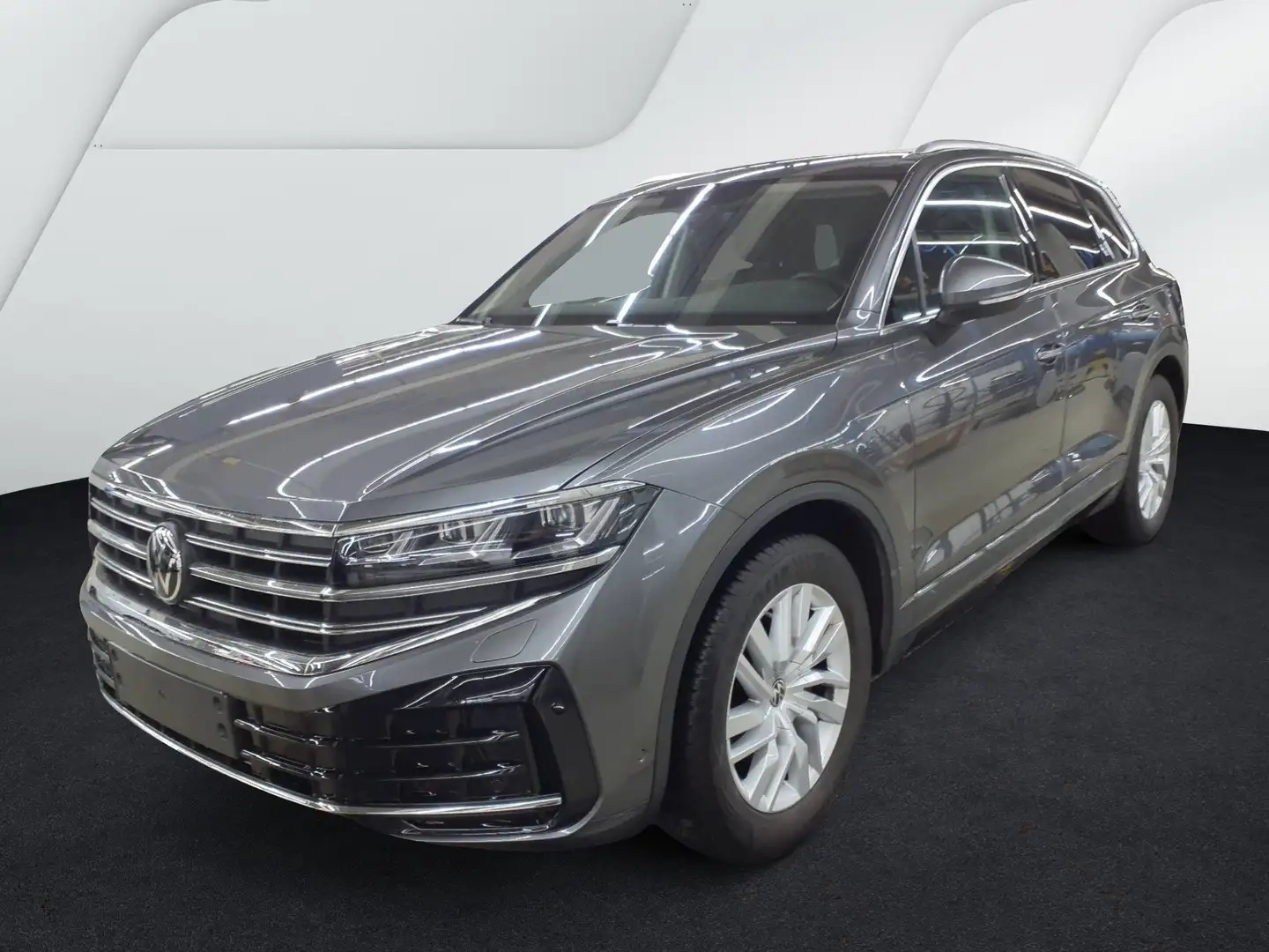 Volkswagen Touareg Elegance 3.0 TDI AHK Luftfwk Navi Sitzh. Leder AHK Grau - 2