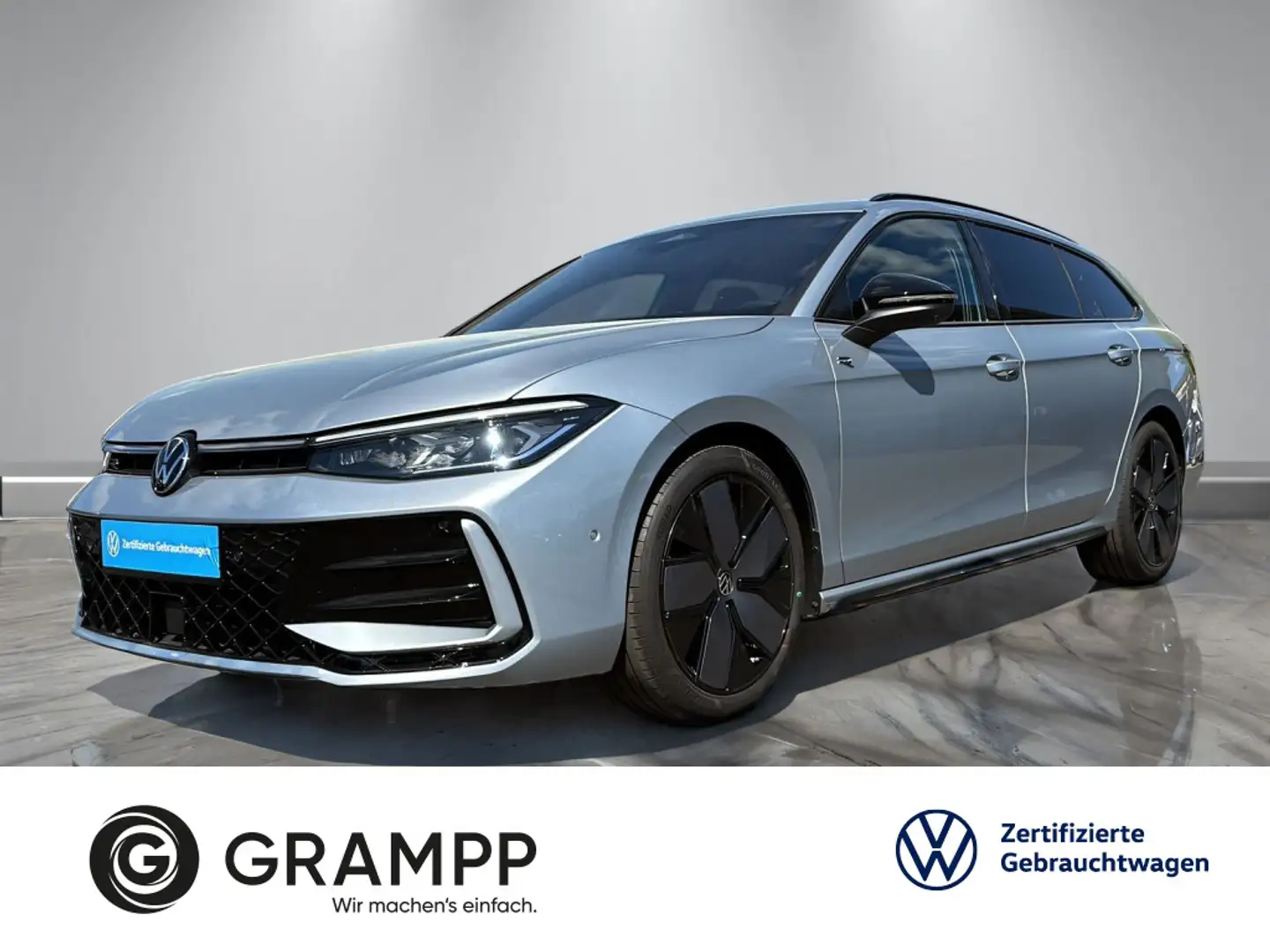 Volkswagen Passat Variant Passat R-Line 2,0 l TDI SCR PANO+NAVI+AHK+SHZG Silber - 1