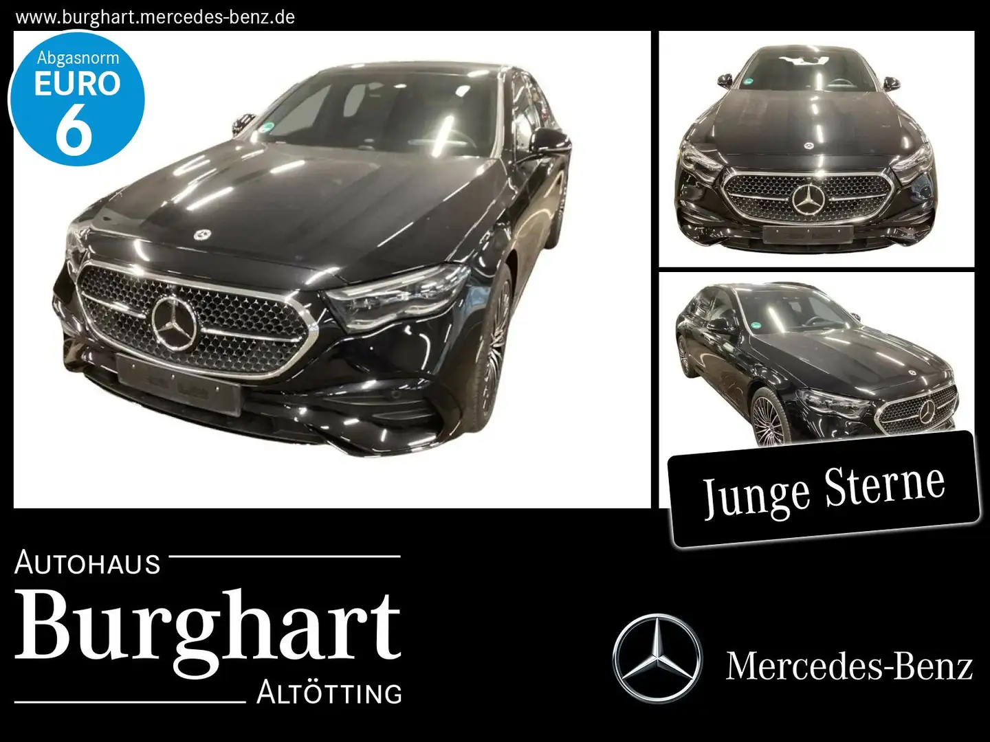 Mercedes-Benz E 450 E 450 d 4M AMG Line Premium/Airmatic/Hinterachsl Schwarz - 1