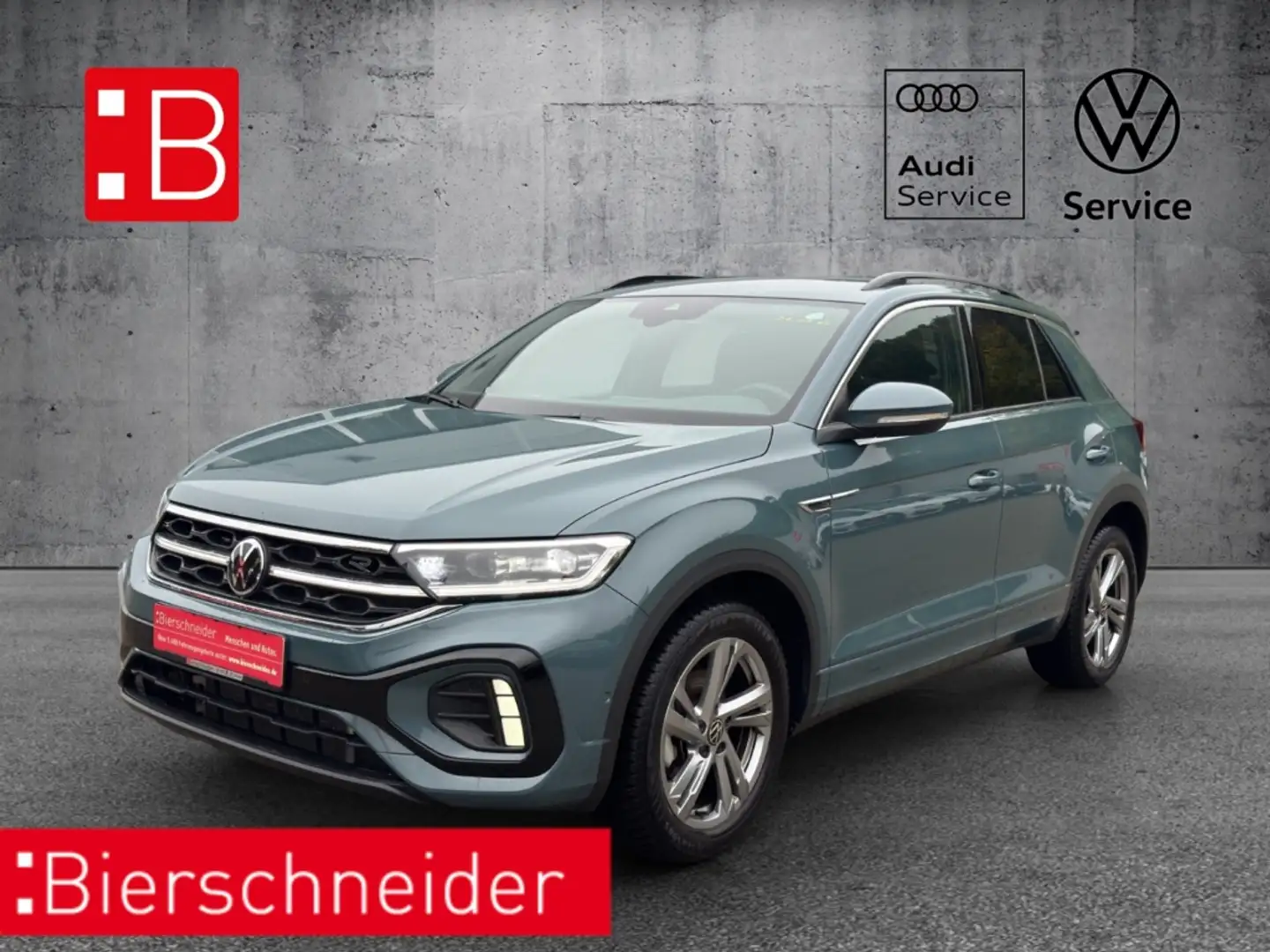 Volkswagen T-Roc 1.5 TSI R-Line IQ-LIGHT DIGITAL COCKPIT AHK NAVI P Blau - 1