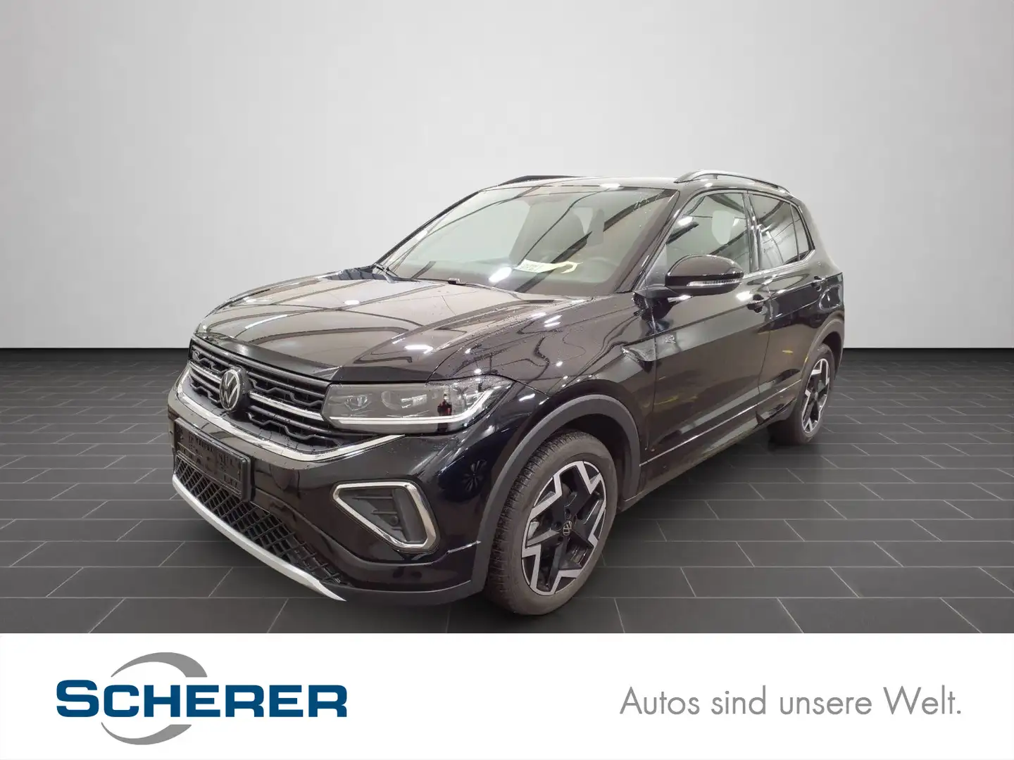 Volkswagen T-Cross 1,5 TSI DSG R-Line AHK/RFK/NAVI/LED/u.v. Schwarz - 1