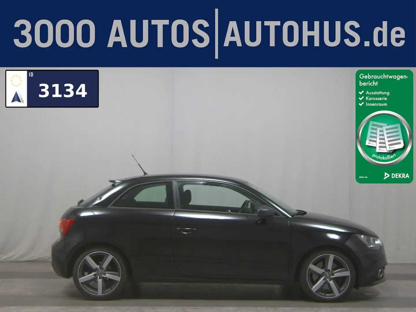 Audi A1 2.0 TDI Ambition T-Leder Shz Sportsitze Klima Schwarz - 1