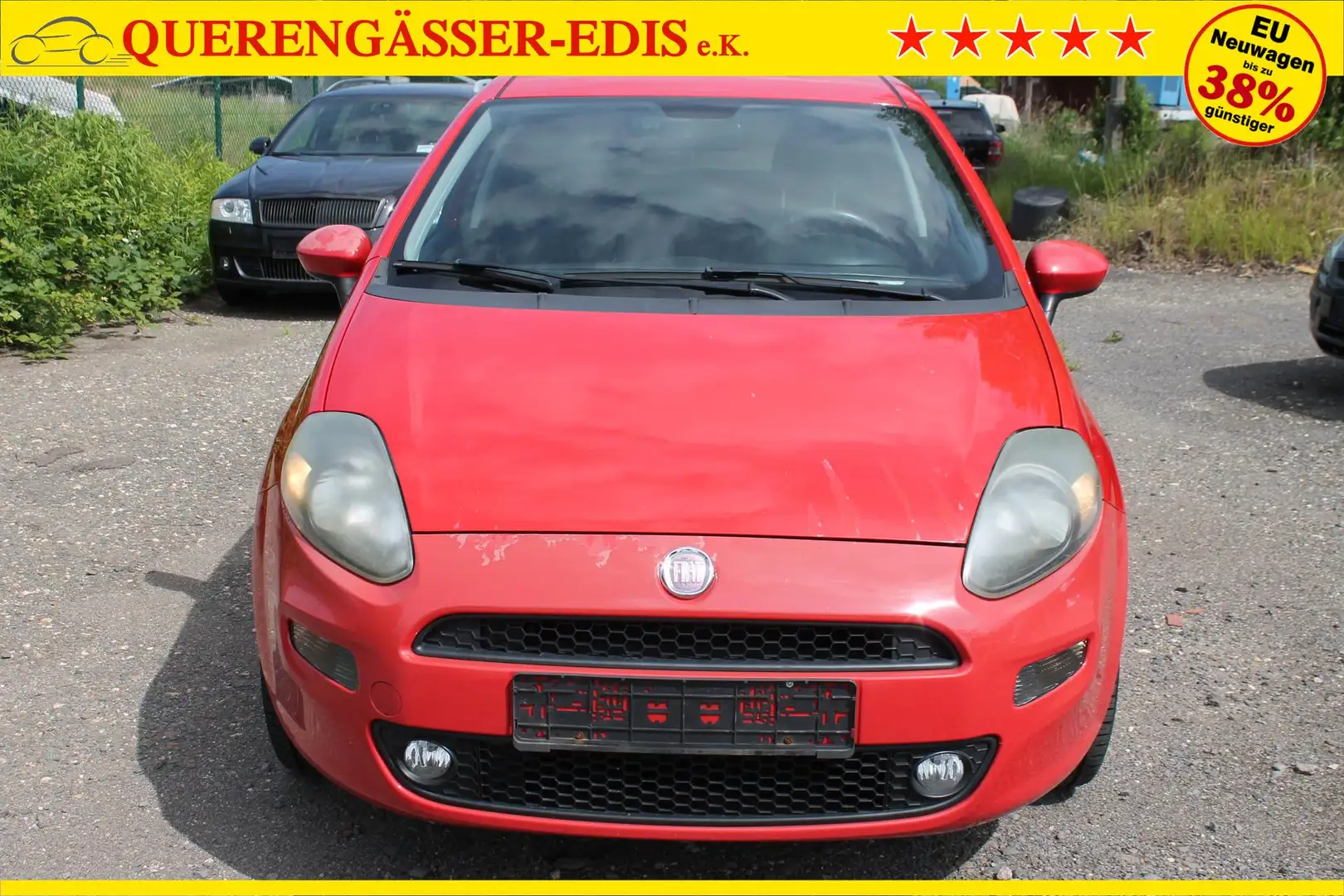 Fiat Punto 1.4 8V "Lounge" 57 kW (77 PS), Schalt. 5-Gang, ... Rot - 2