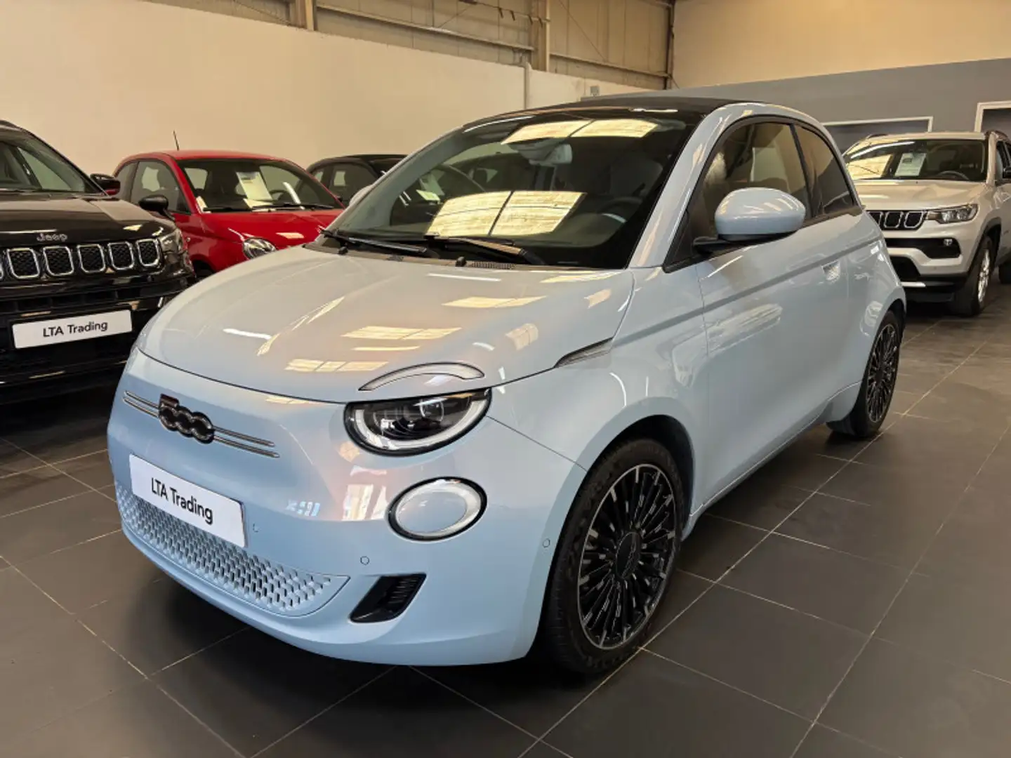 Fiat 500C E 118CH ICONE PLUS Bleu - 1