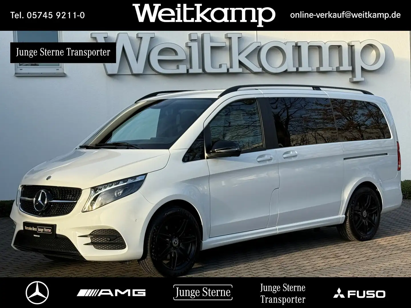Mercedes-Benz V 300 V 300 d 4M EXCLUSIVE EDT. AMG+AIRMATIC+TISCH+AHK Weiß - 1