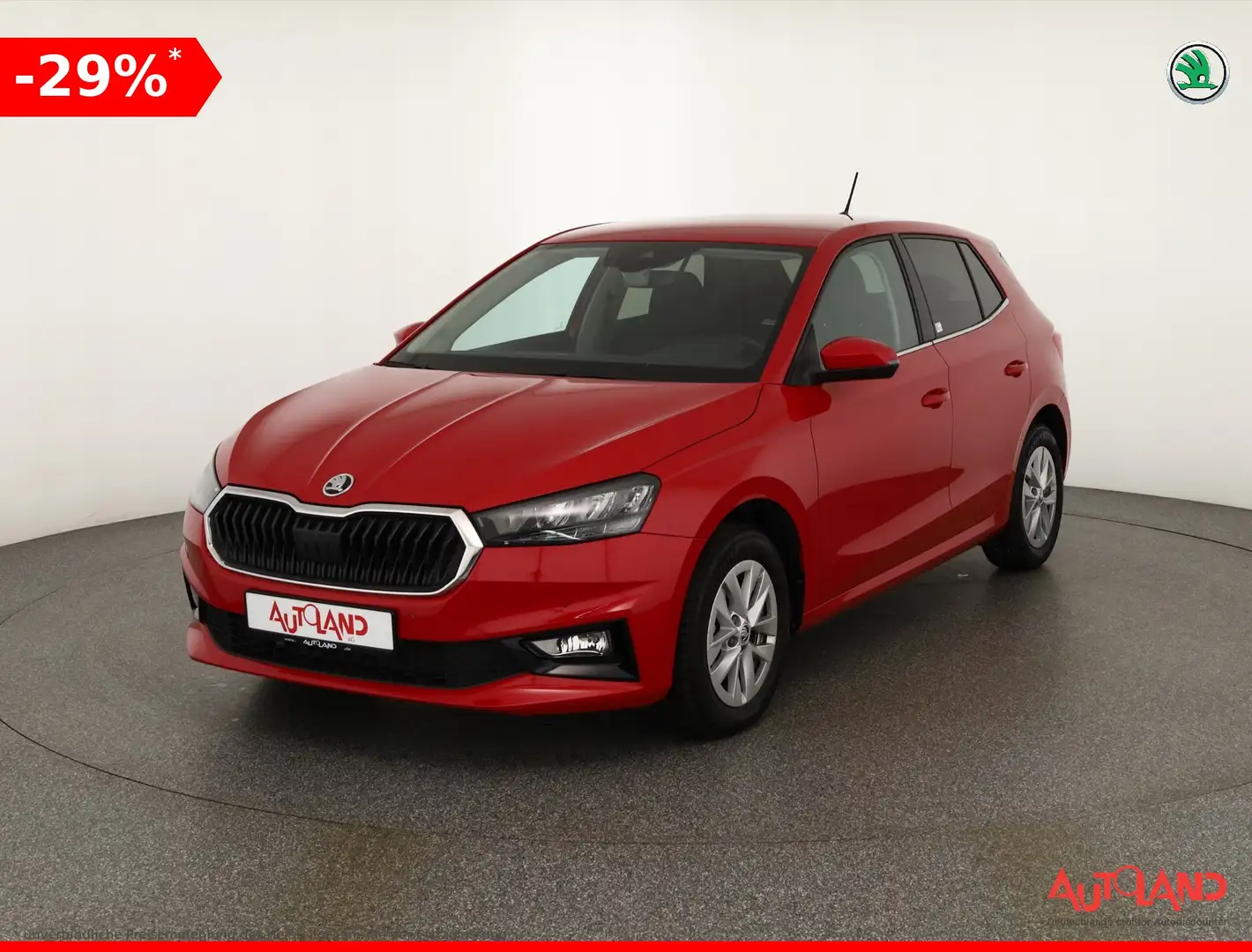 Skoda Fabia 1.0 TSI DSG LED Tempomat Kamera Rot - 1