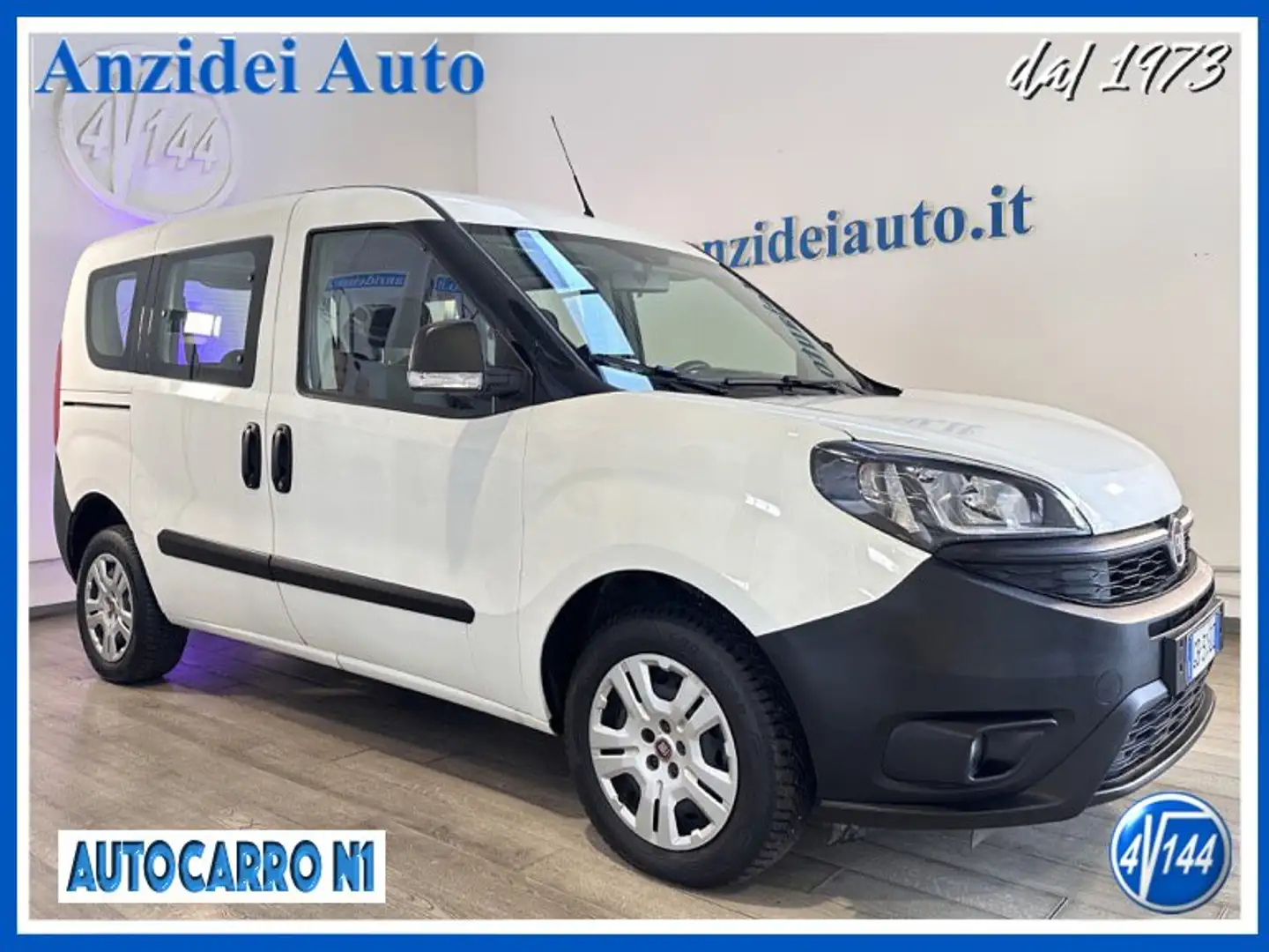 Fiat Doblo 1.3 MJT Combi N1 Autocarro 5 posti Easy Alb - 1