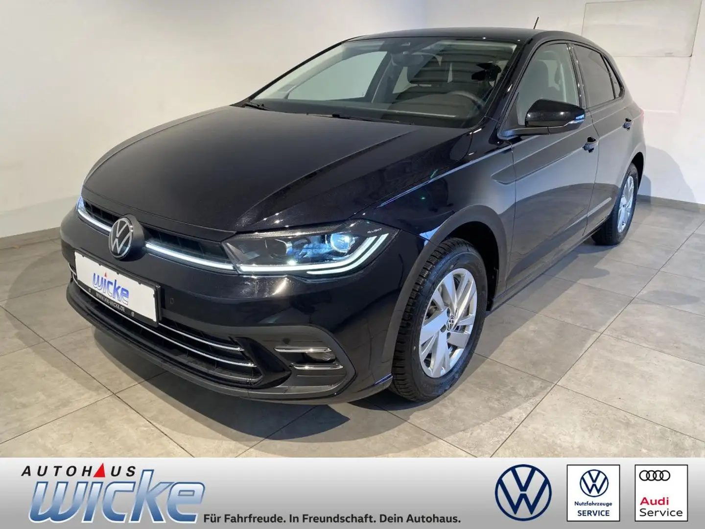 Volkswagen Polo 1.0 TSI DSG Style APP CONNECT KLIMA REAR VIEW Schwarz - 1