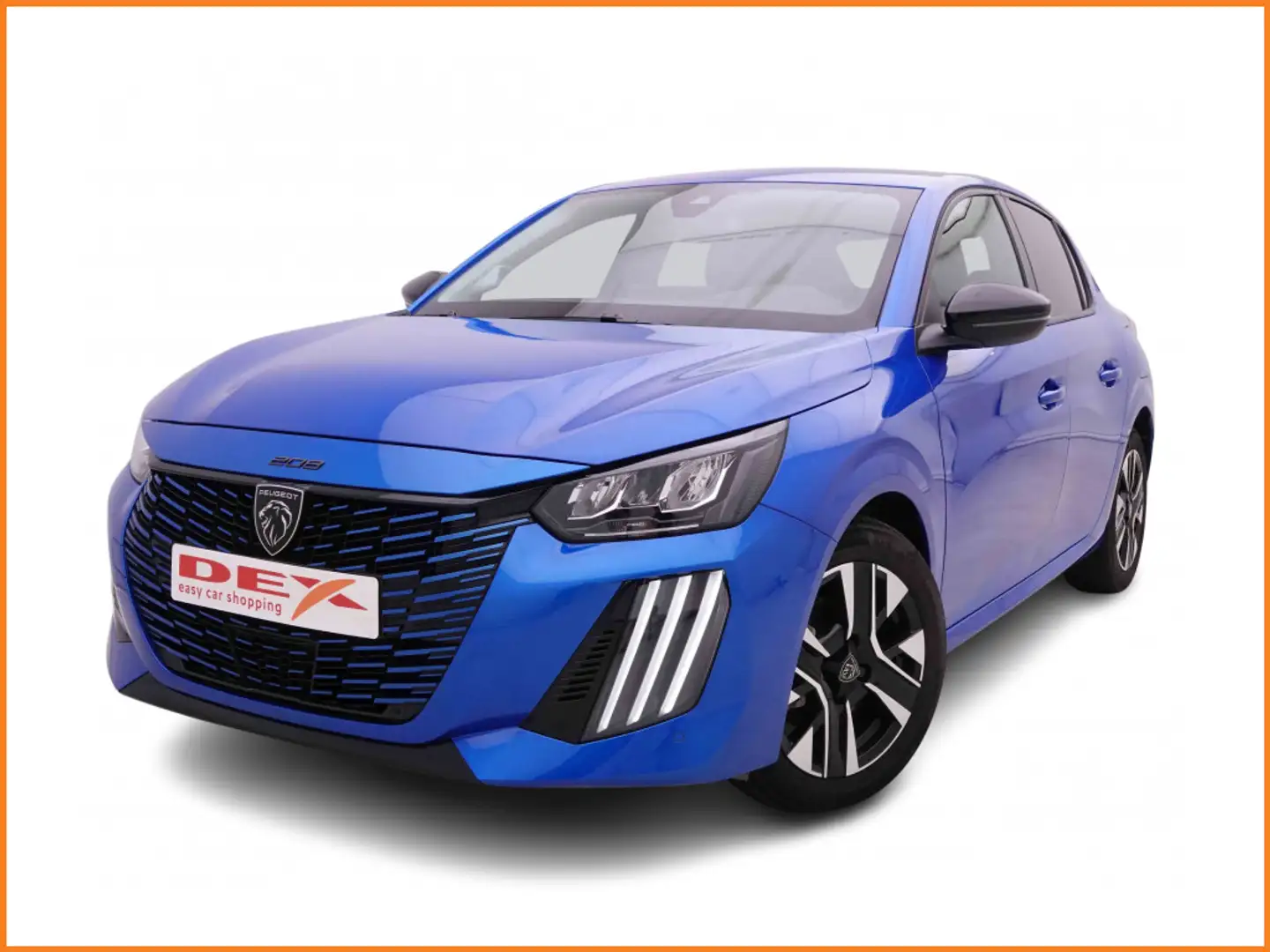 Peugeot 208 1.2 T 100 GT-Line + GPS by App + CAM + LED + ALU17 Blauw - 1