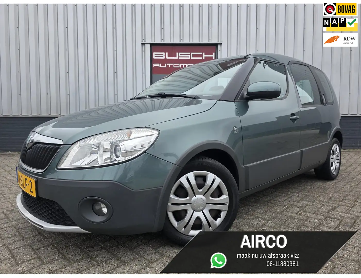 Skoda Roomster 1.2 TSI Ambition | AIRCO | ISOFIX | Vert - 1