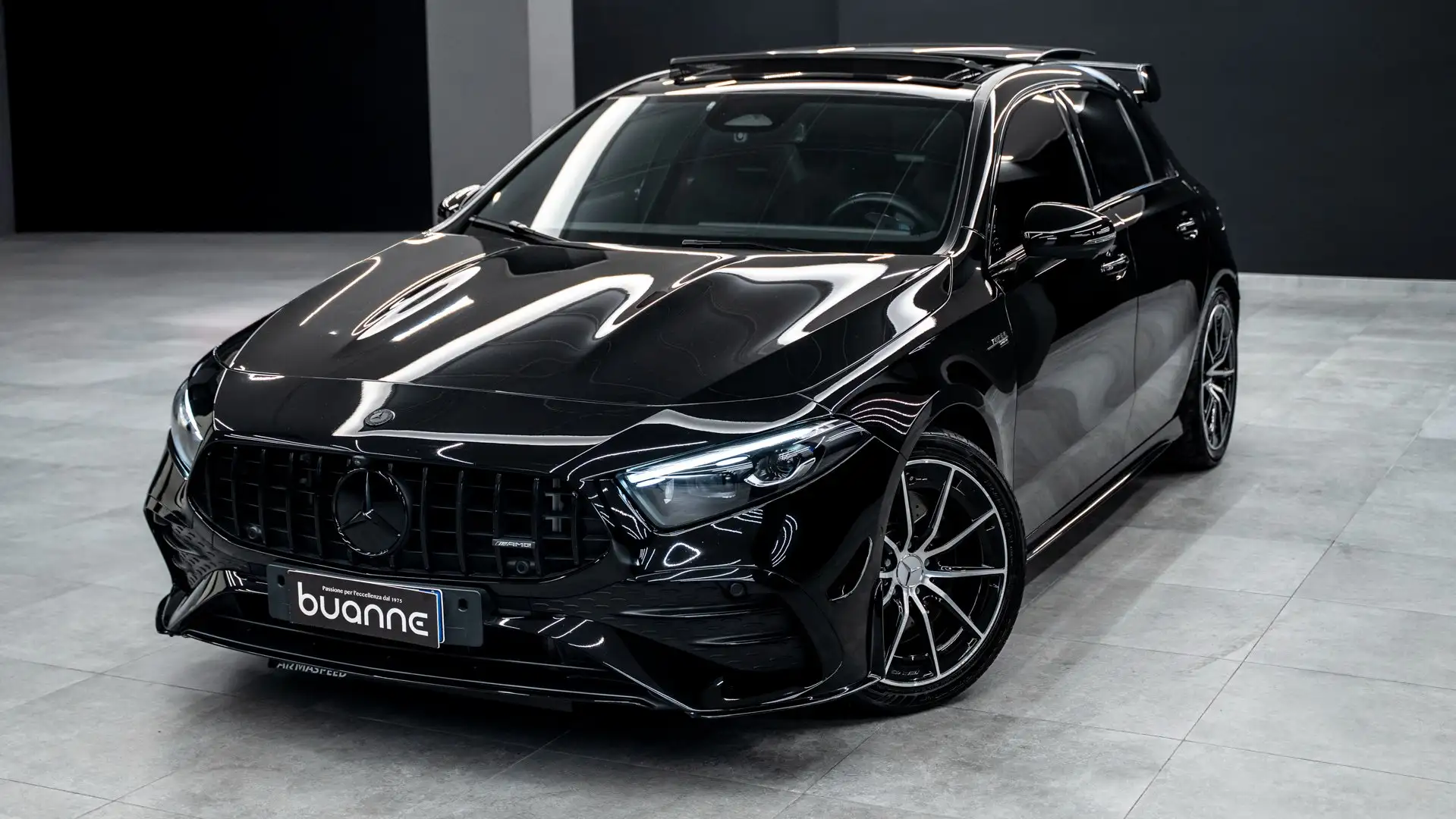Mercedes-Benz A 35 AMG 4MATIC KIT AEREO AMG LINE PREMIUM PLUS TETTO FULL Nero - 1