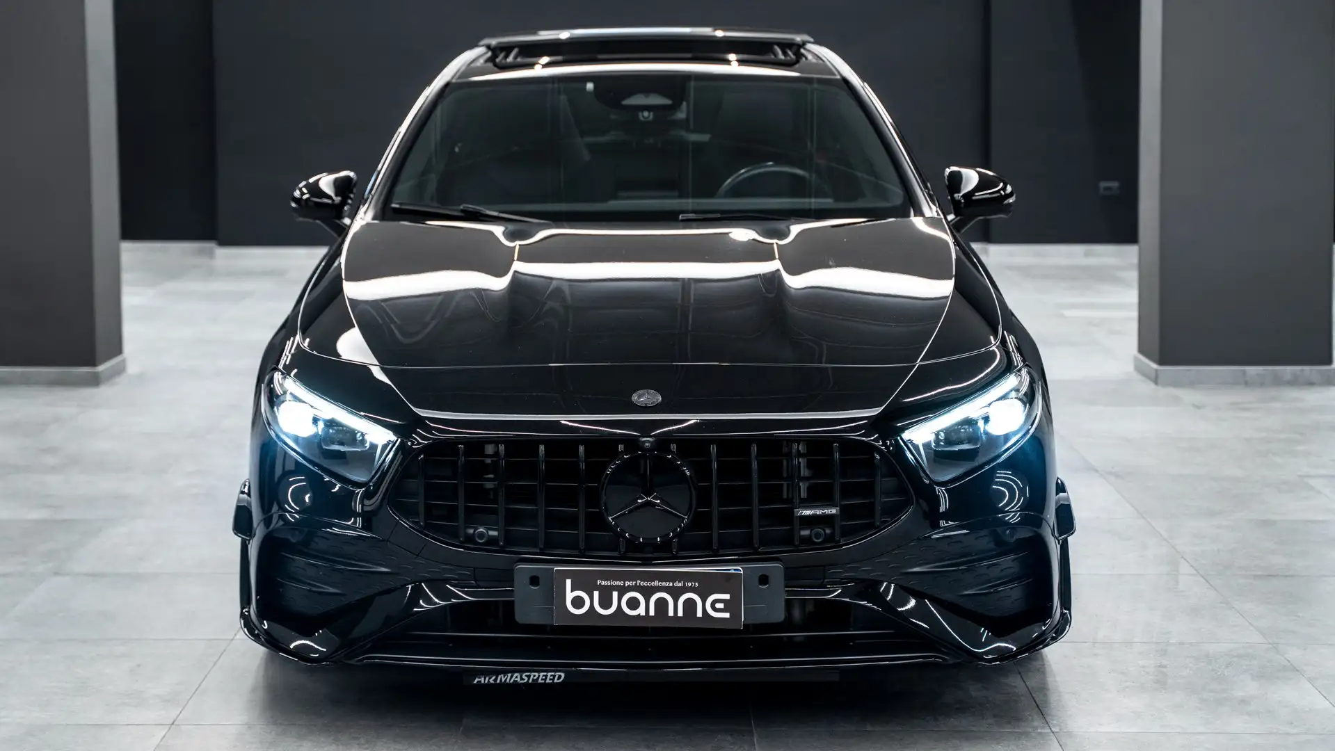 Mercedes-Benz A 35 AMG 4MATIC KIT AEREO AMG LINE PREMIUM PLUS TETTO FULL Nero - 2