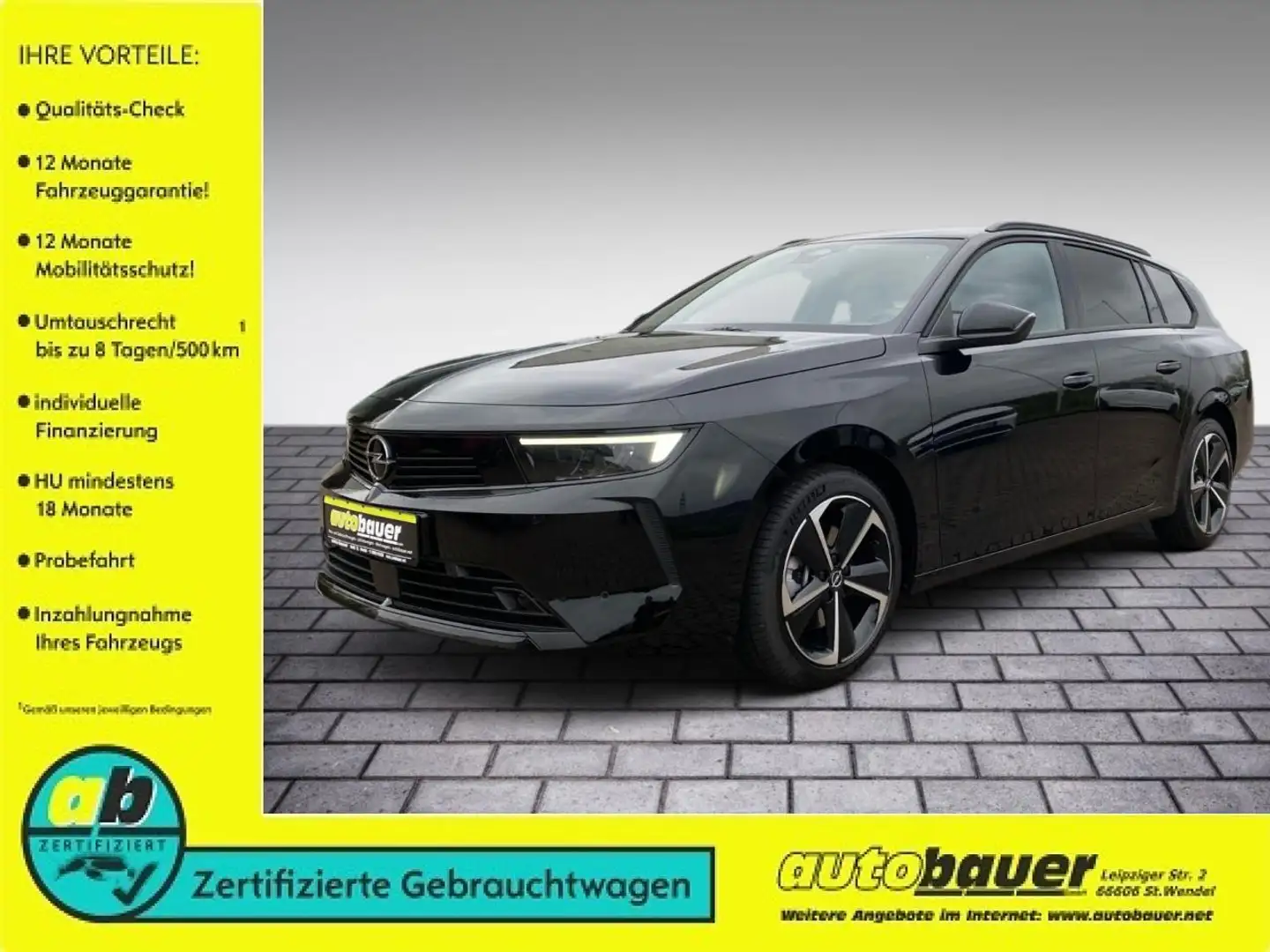 Opel Astra Enjoy Noir - 1