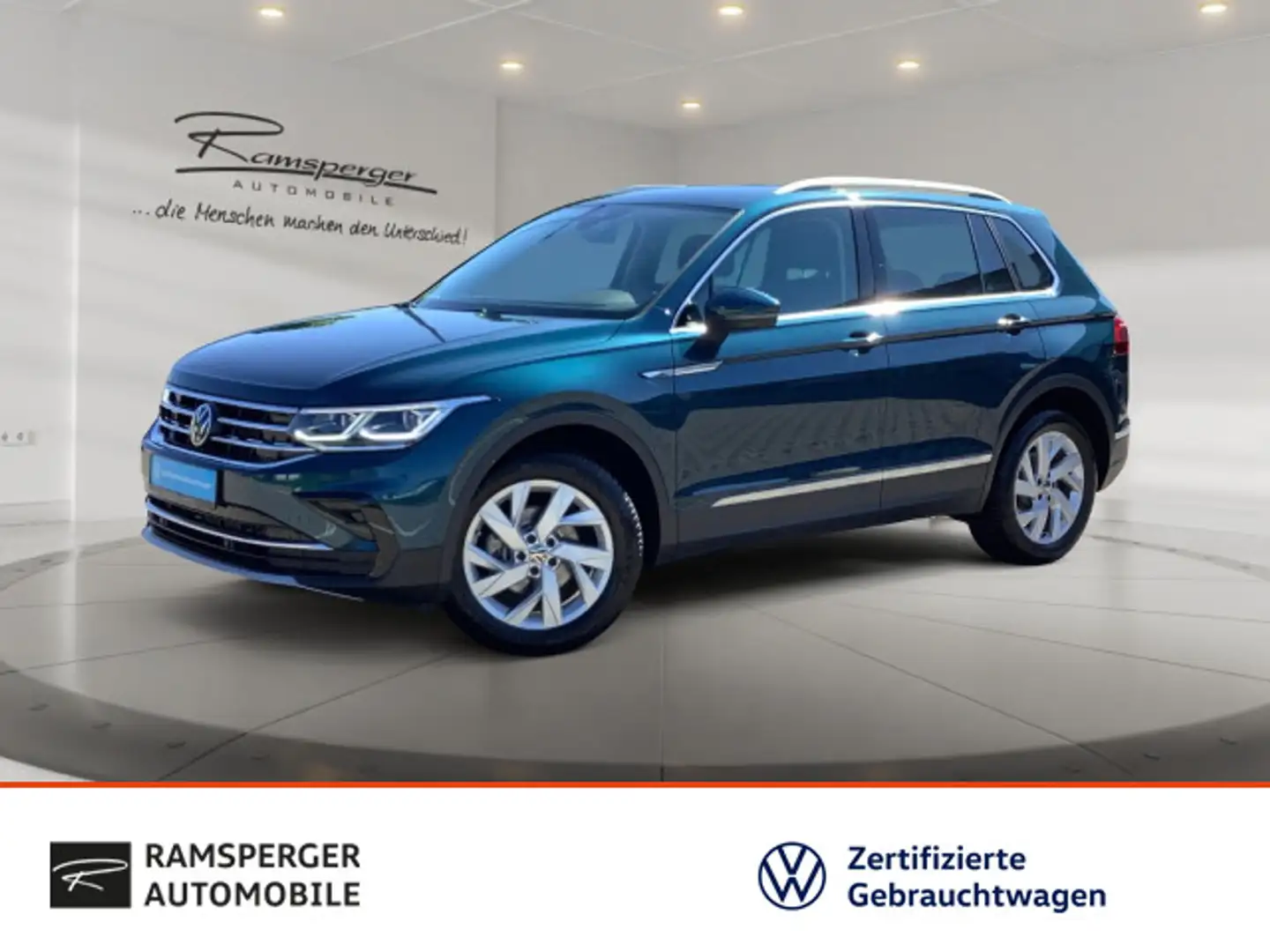 Volkswagen Tiguan 2.0 TDI Elegance AHK ACC Matrix Kamera PD Blu/Azzurro - 1