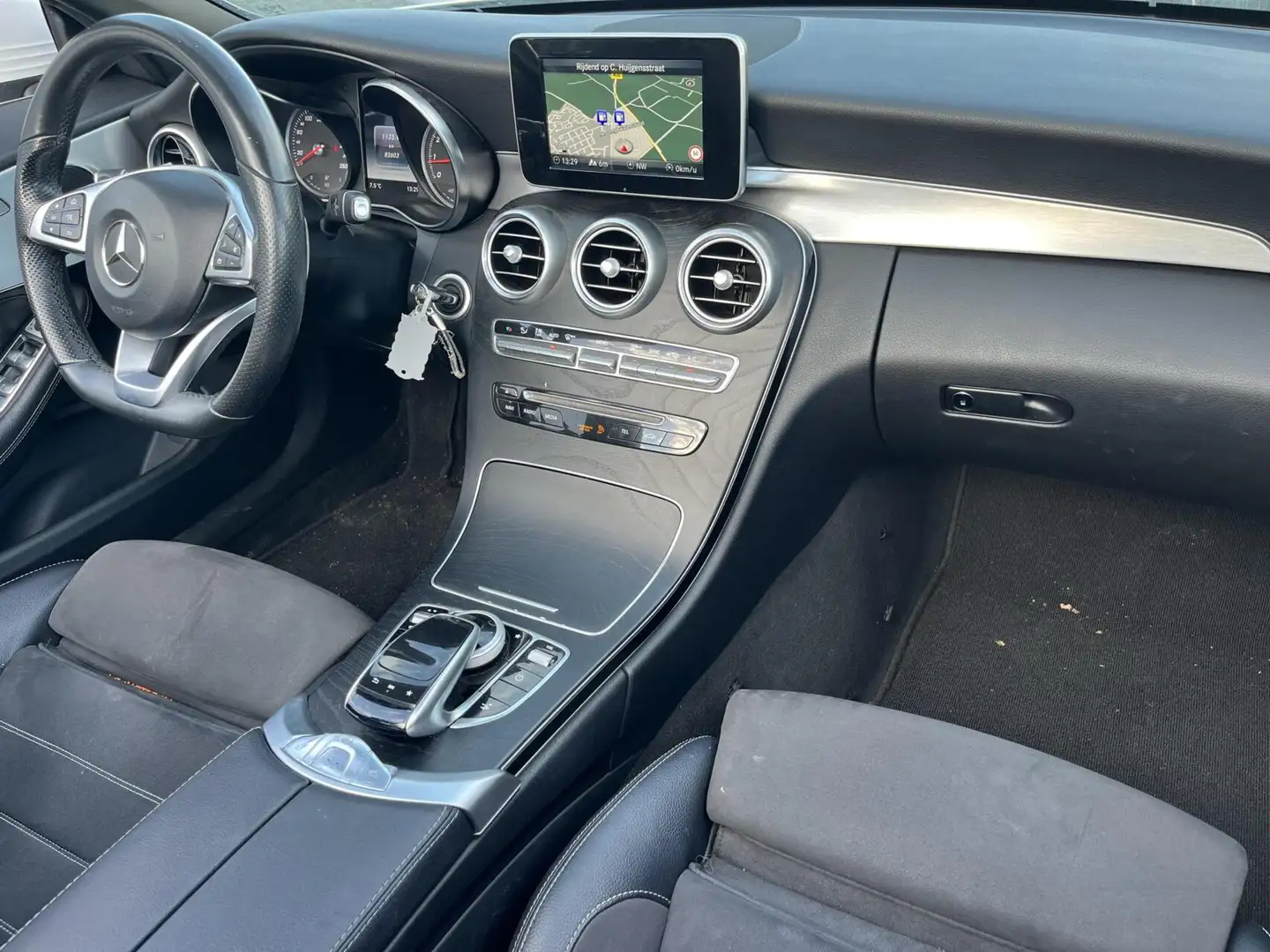 Mercedes-Benz C 180 Cabrio AMG AUT9 AIRSCARF+STOELVERW+LED Blanc - 2