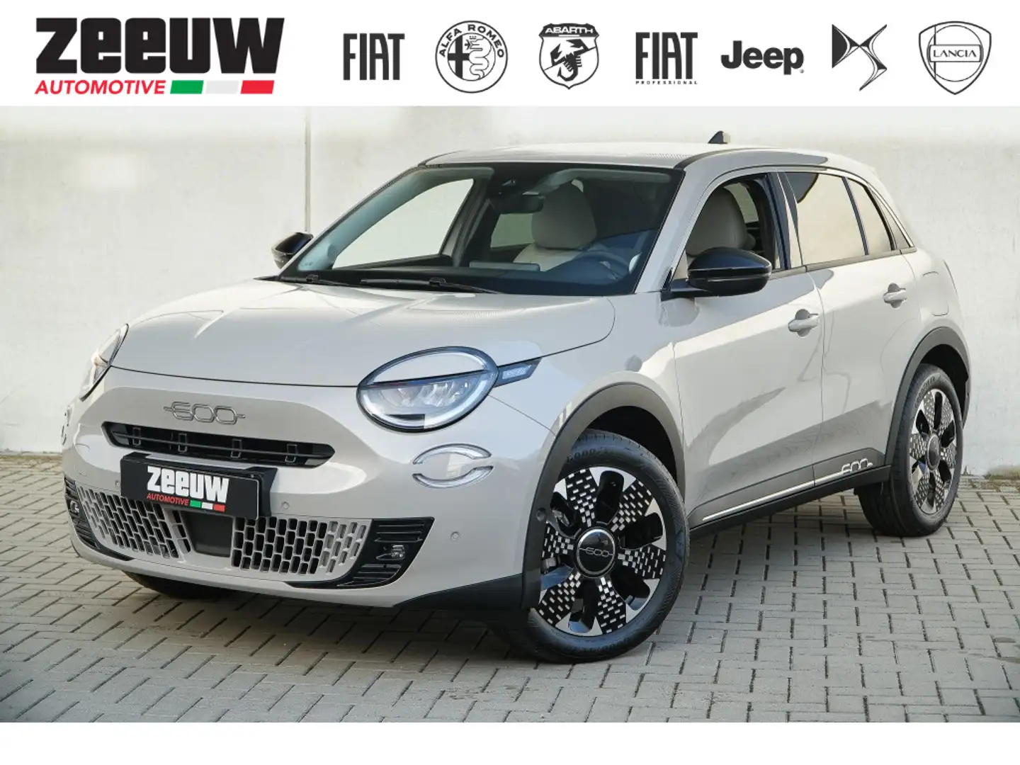 Fiat 600 1.2 Hybrid 100 PK La Prima | Navi | Camera | Carpl Beige - 1
