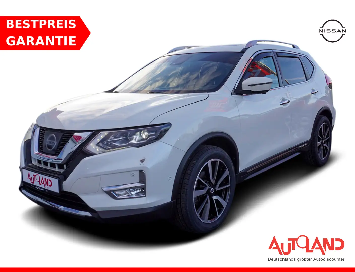 Nissan X-Trail 1.6 Tekna Panorama Navi 360° Kamera Bose Weiß - 1