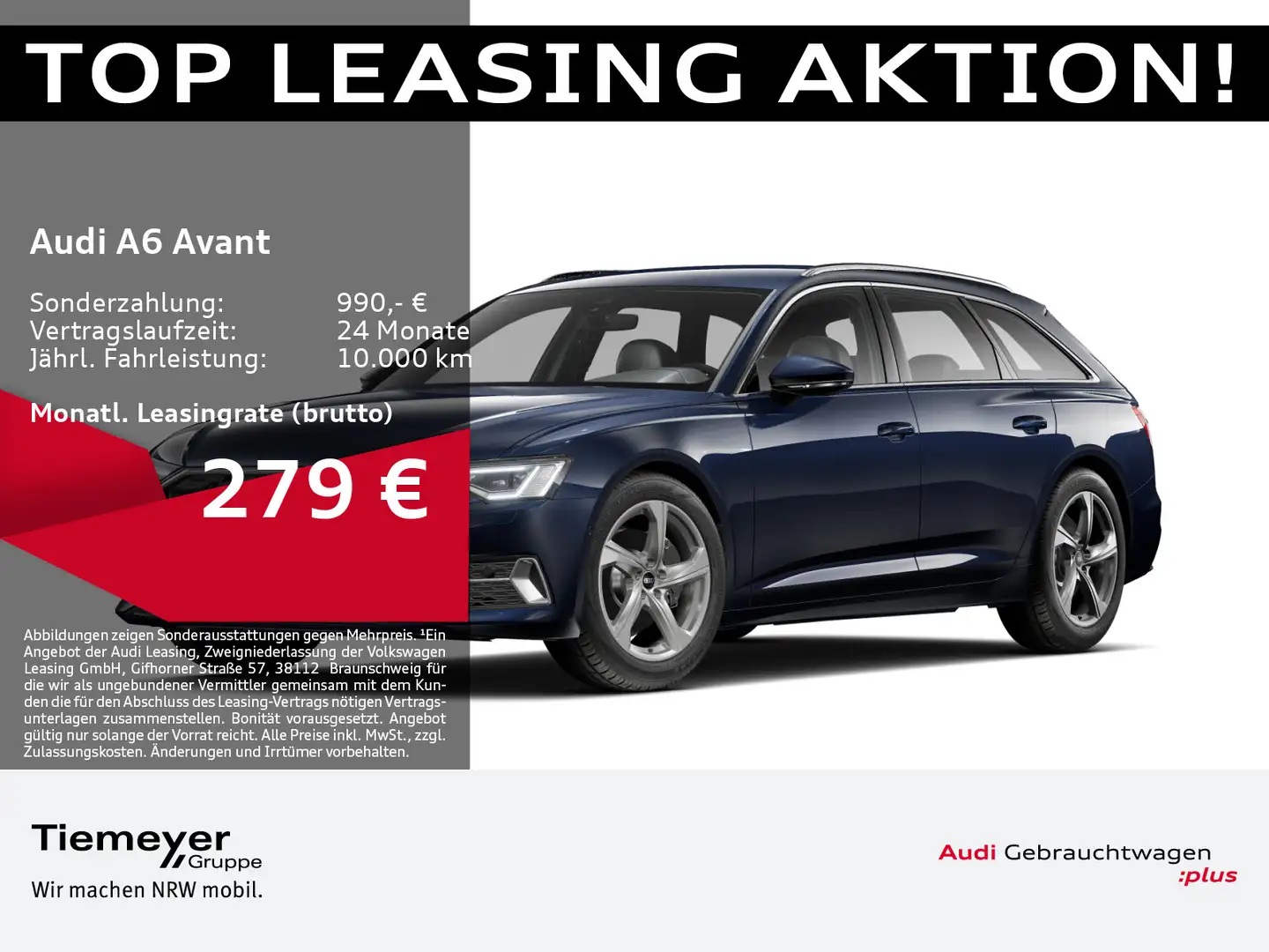Audi A6 45 TFSI Q ADVANCED MATRIX LEDER KAMERA Blau - 1