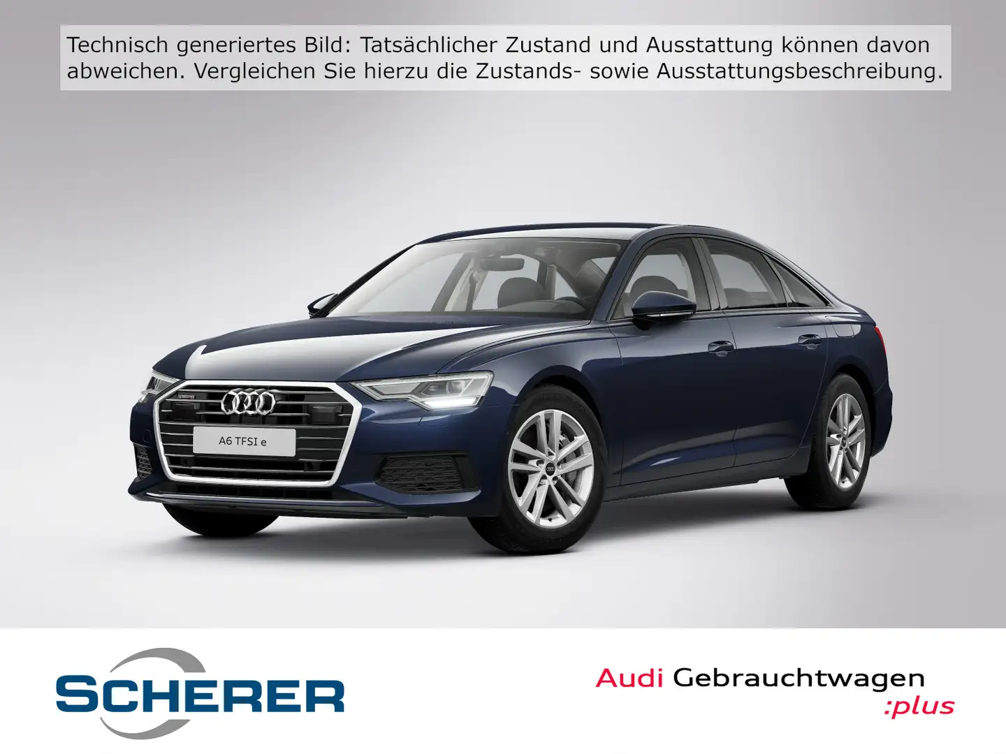 Audi A6 50 TFSIe quattro NAVI KAMERA ACC Blau - 1