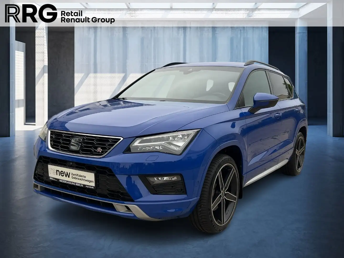 SEAT Ateca 2.0TSI 190 FR 4Drive Bleu - 1