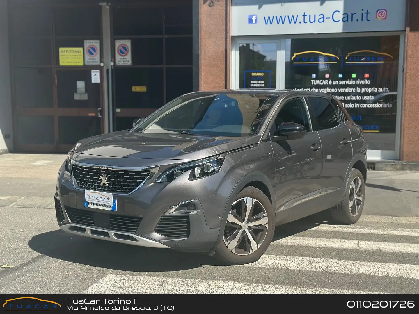 Peugeot 3008 GT Line 1.6 Blue HDI 120 Grigio - 1