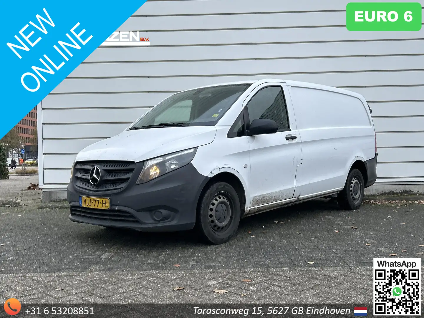 Mercedes-Benz Vito 114 CDI Lang | € 6.450,- NETTO! | Euro 6 | Bijrijd Blanc - 1