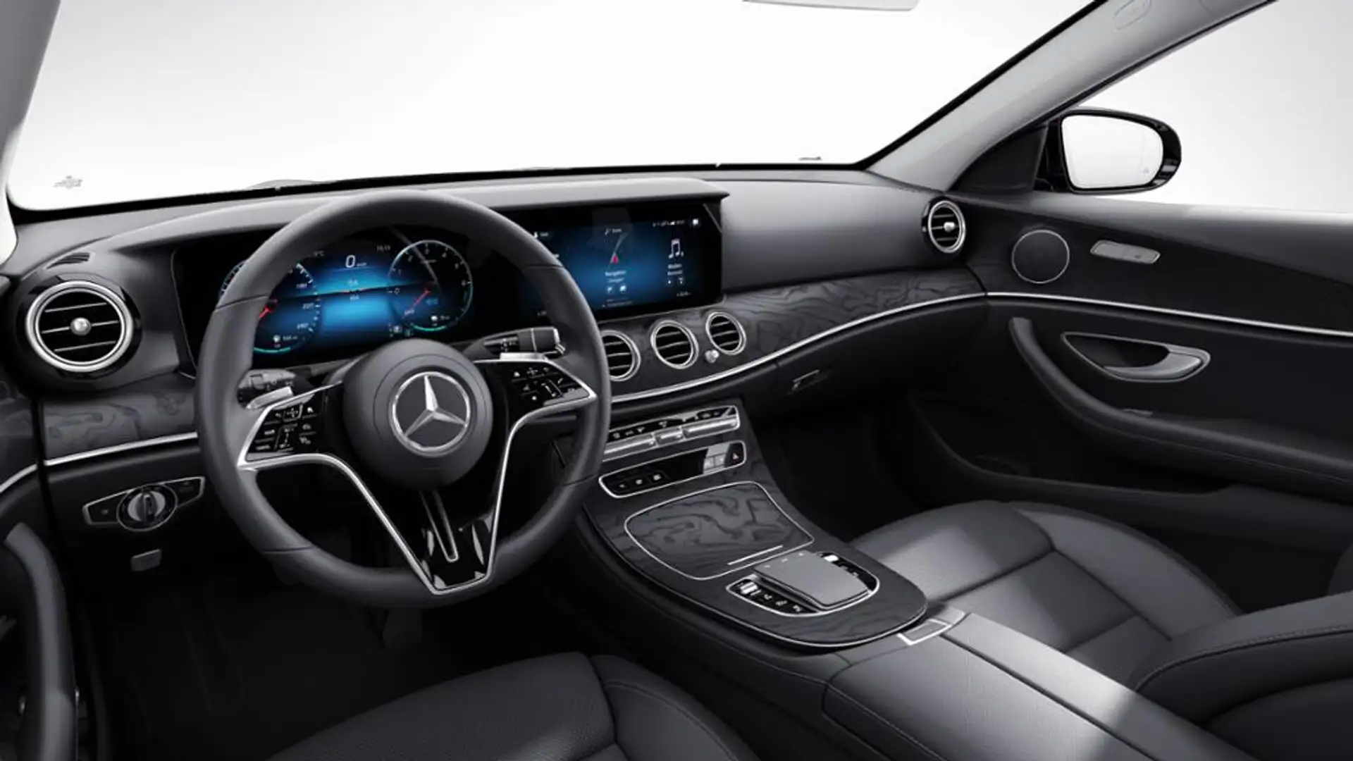 Mercedes-Benz E 300 de 4M T Avantgarde/LED/AHK/Fahrass/Business Schwarz - 2