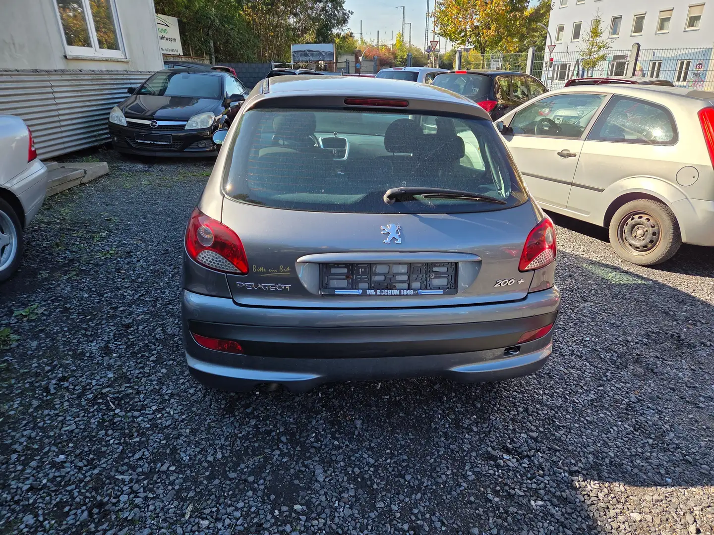 Peugeot 206 206+ erst 94000 Klima 1Hand TÜV neu Gris - 2