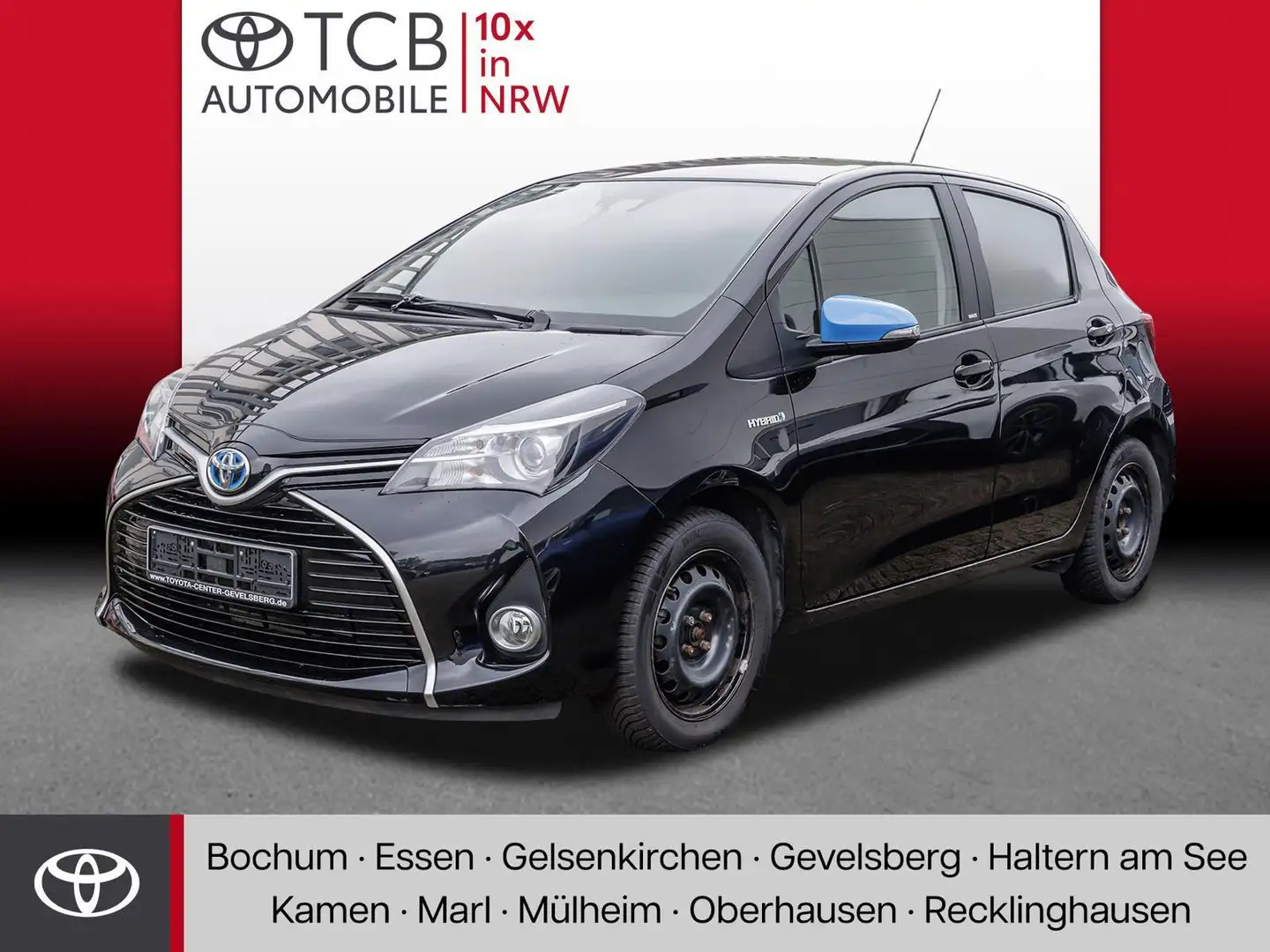 Toyota Yaris 1.5 Hybrid Edition-S PDC KLIMA Zwart - 1