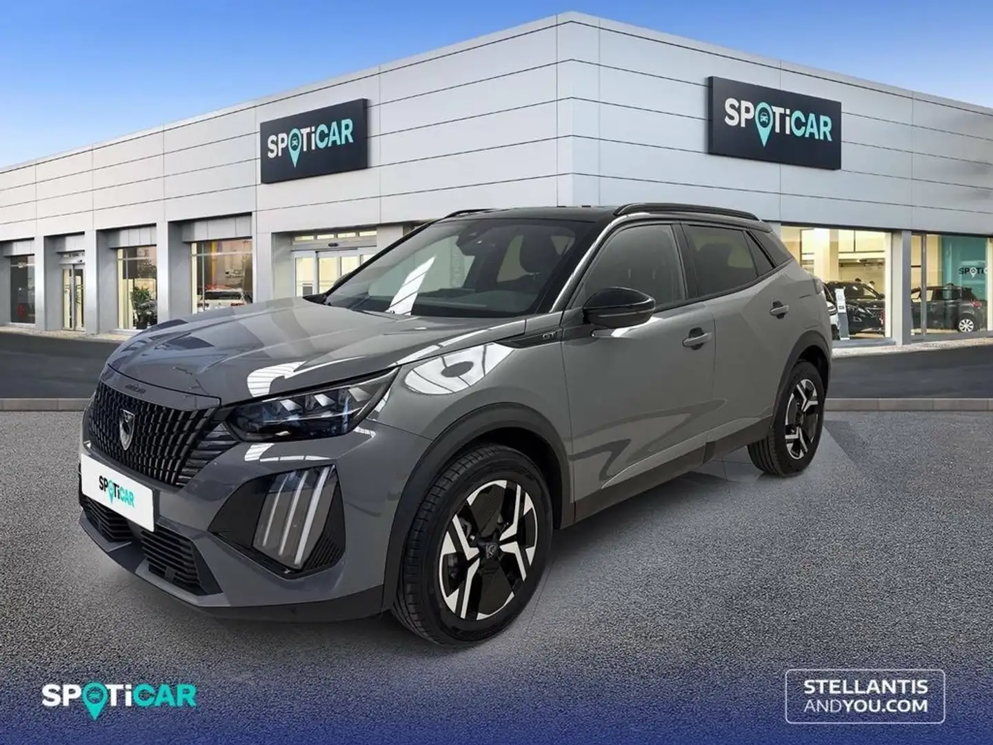 Peugeot 2008 1.2 PureTech S&S GT EAT8 130 Gris - 1