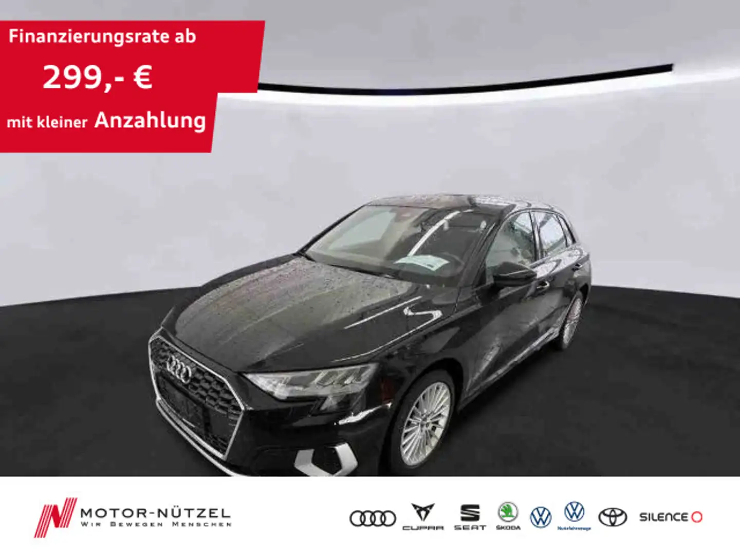 Audi A3 35 TFSI S-TR ADVANCED LED+NAVI+ACC Schwarz - 1